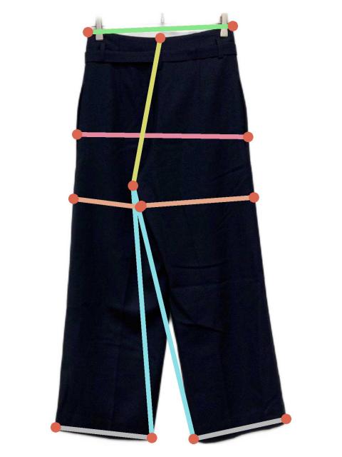中古・古着通販】Gypsohila (ジプソフィア) Attractive Pants ネイビー