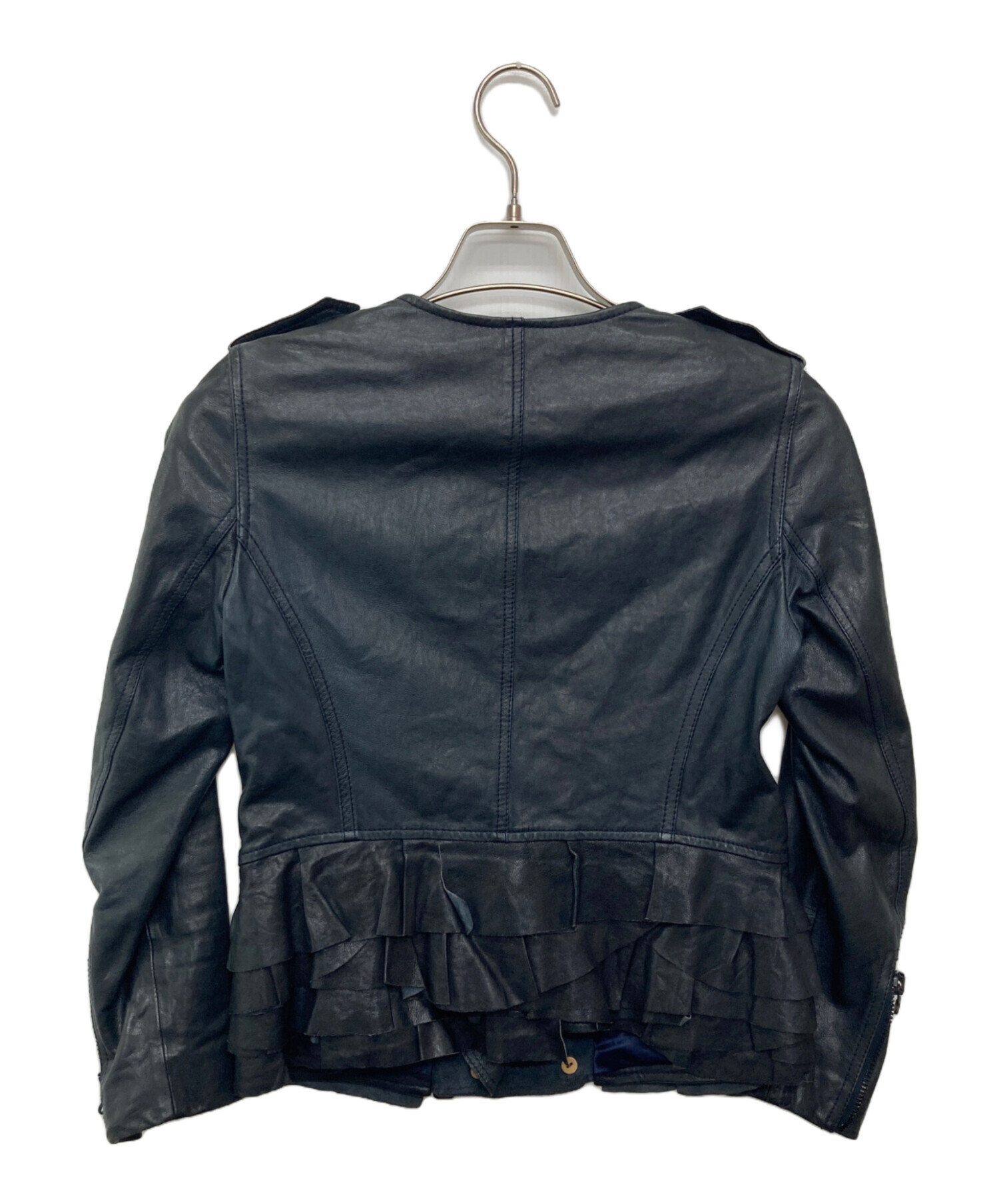 【希少】スリーワンフィリップリム　変形　レザージャケット　ラムレザー　ブラック 中古・古着通販】3.1 phillip lim (スリーワンフィリップリム) フリル