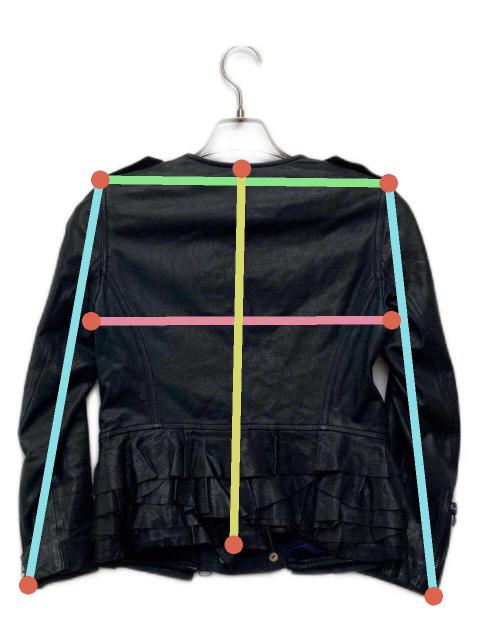 3.1 Phillip Lim　ラムレザー スタッズ ライダースジャケット 中古・古着通販】3.1 phillip lim (スリーワンフィリップリム) フリル