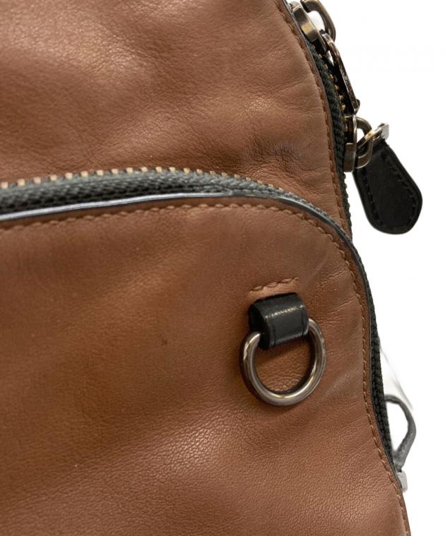 中古・古着通販】COACH (コーチ) レザーリュック ブラウン｜ブランド