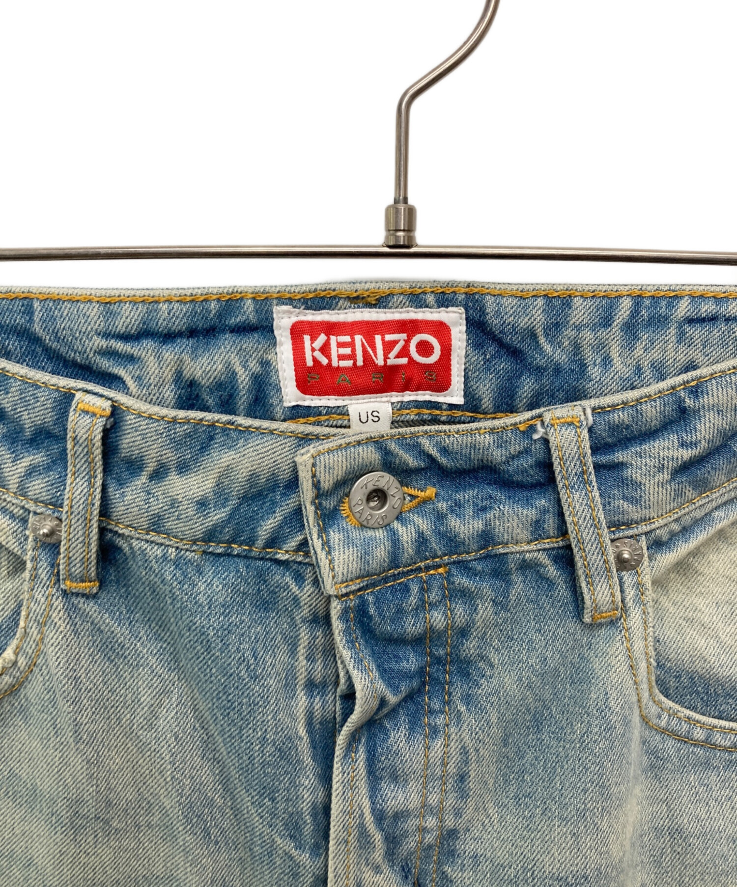 中古・古着通販】KENZO (ケンゾー) Stone Bleach Denim Slim Jeans