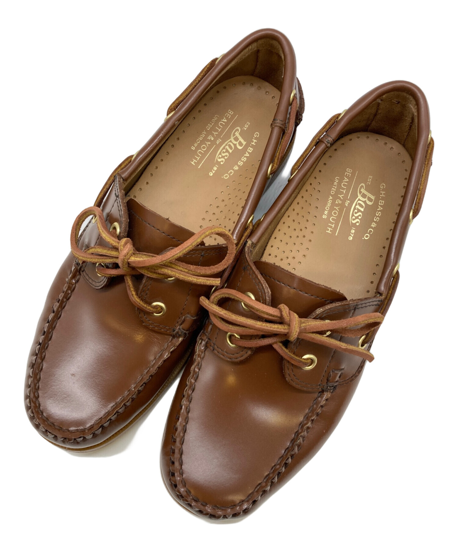 GHBASS×BEAUTY＆YOUTH UNITED ARROWSデッキシューズ 中古・古着通販】G.H.BASS (ジーエイチバス) BEAUTY&YOUTH