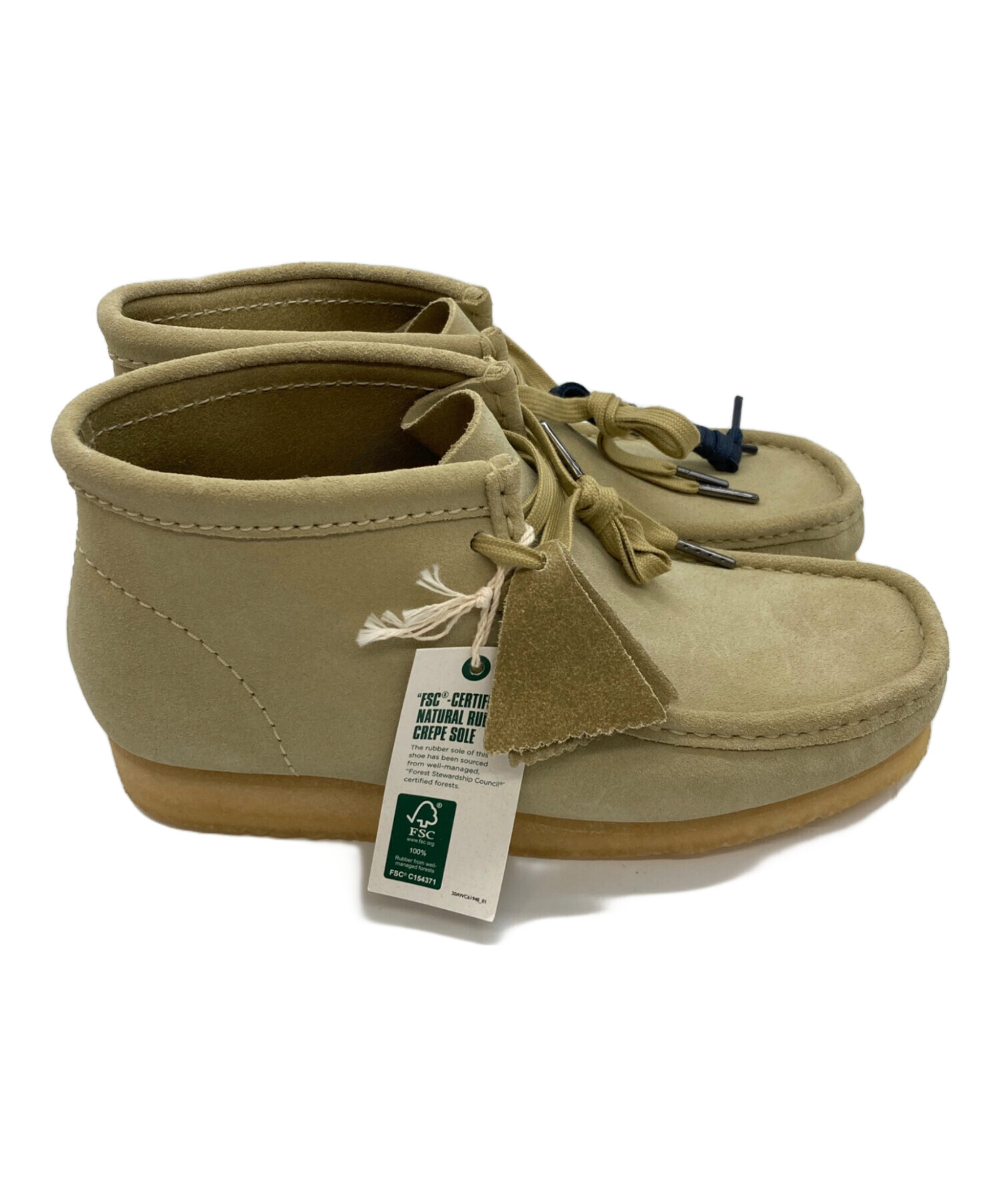 中古・古着通販】CLARKS (クラークス) Wallabee Boot ベージュ サイズ