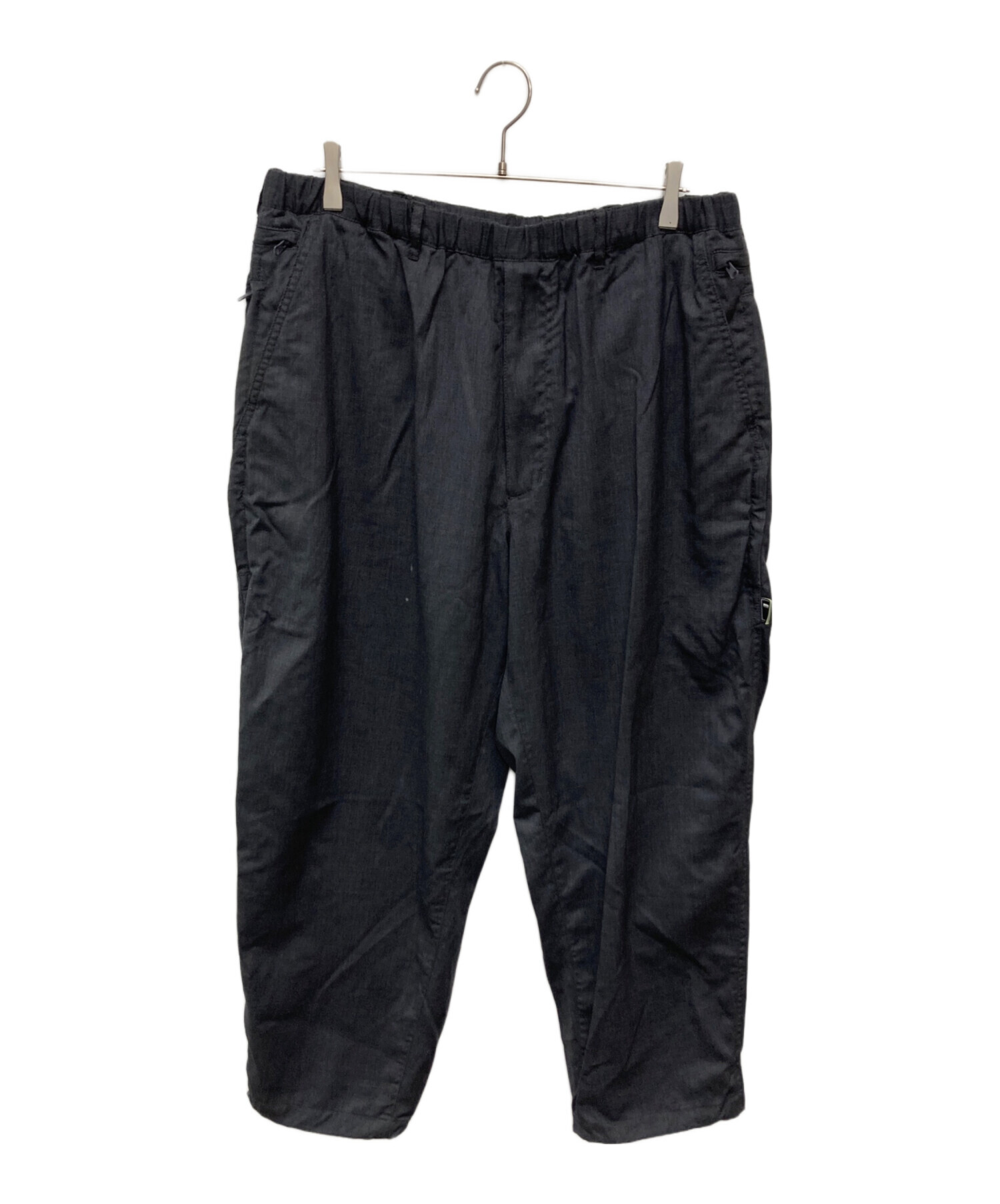 中古・古着通販】BROCHURE (ブローシュアー) WOOL EASY PANTS ブラック
