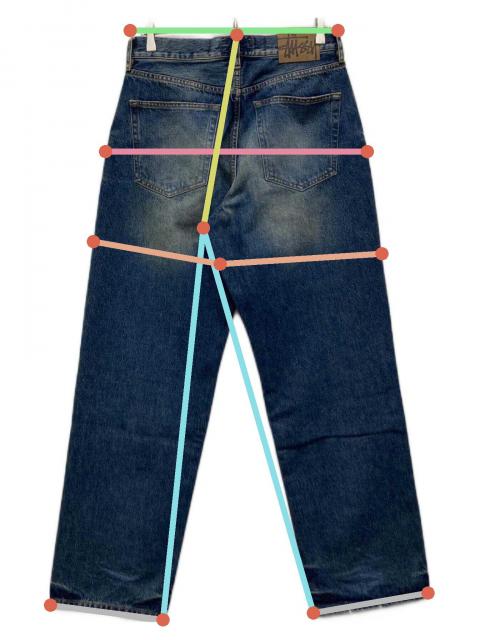 中古・古着通販】stussy (ステューシー) BIG OL JEAN VINTAGE DENIM