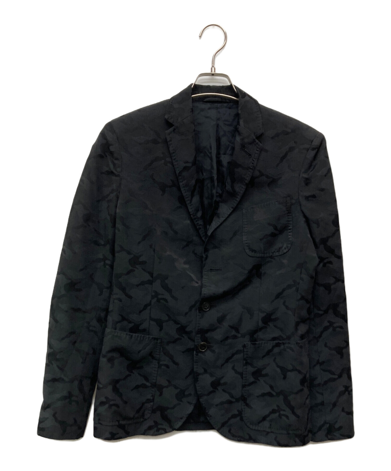 neil barrett ニールバレット　コート　黒　サイズ46 中古・古着通販】NEIL BARRETT (ニールバレット) カモフラテーラード