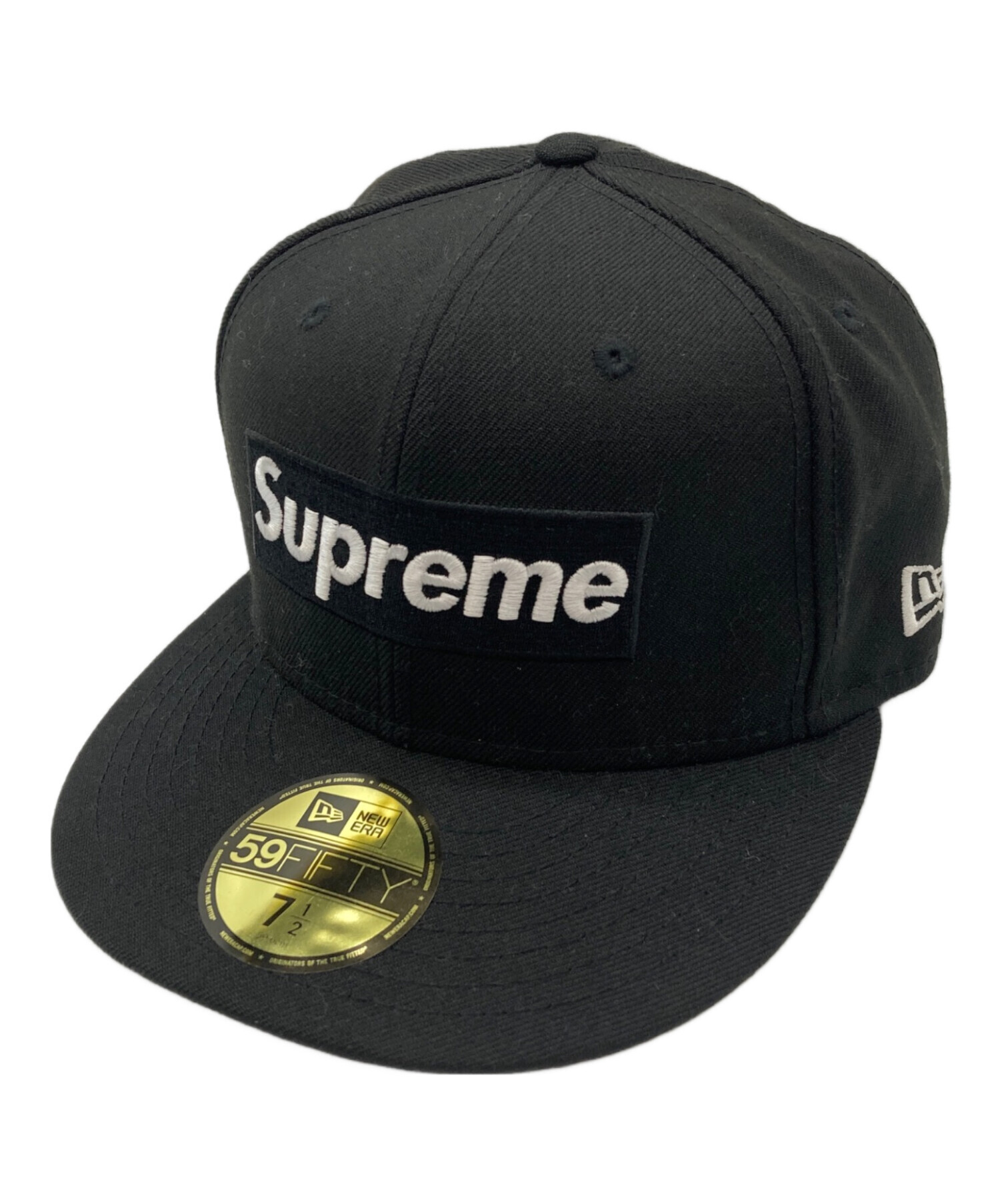 黒　7 1/2 ニューエラ supreme シュプリーム　newera 帽子 中古・古着通販】SUPREME (シュプリーム) New Era (ニューエラ) World
