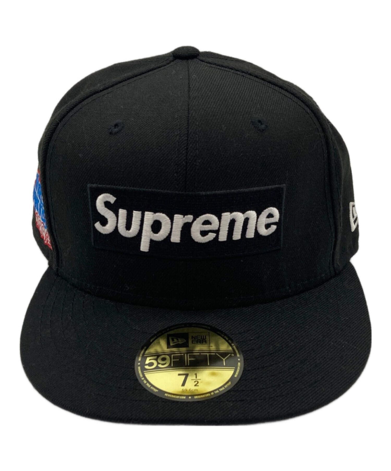 正規品  本物 SUPREME NEW ERA 7 1/2 キャップ 帽子 中古・古着通販】SUPREME (シュプリーム) New Era (ニューエラ) World