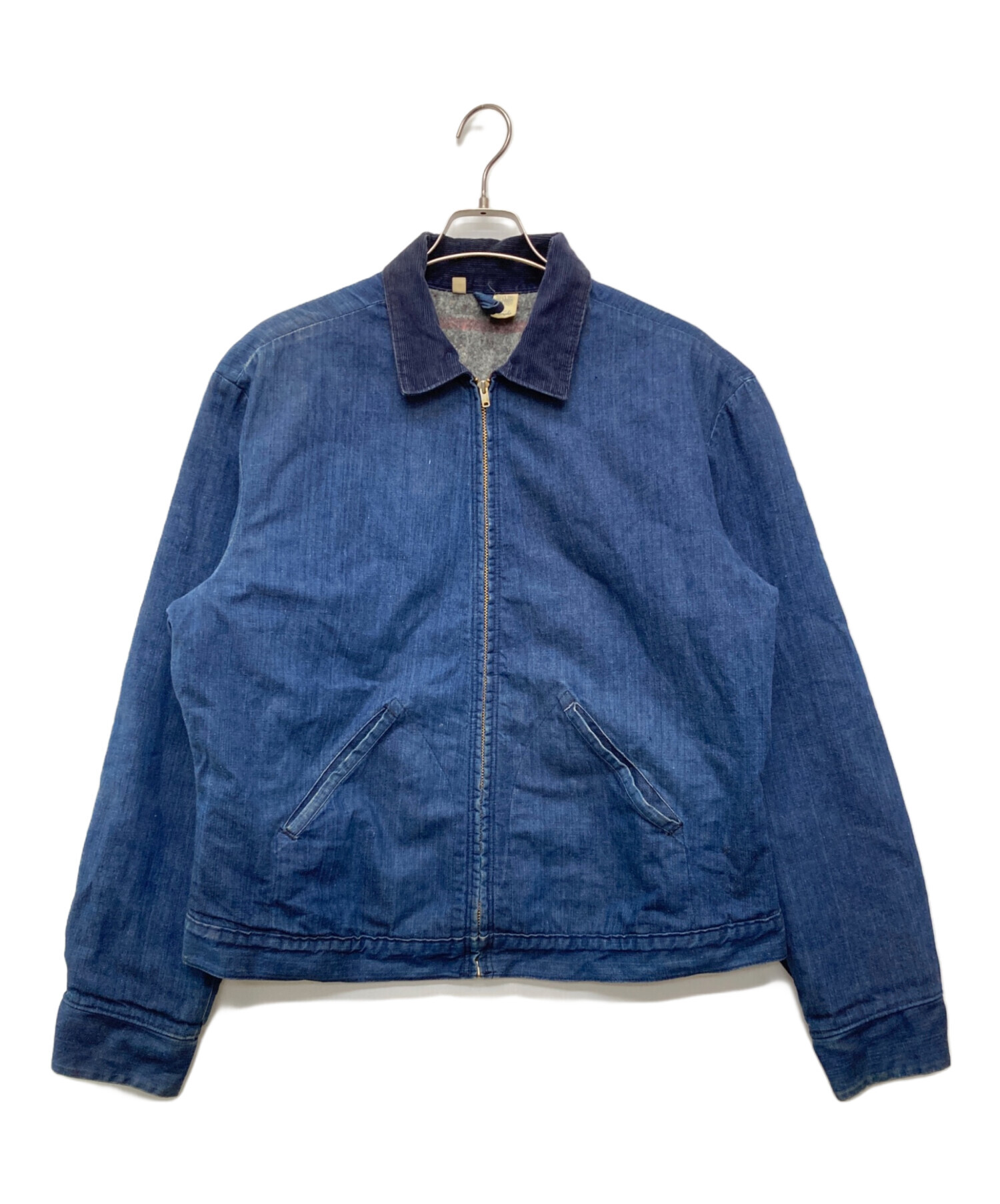 中古・古着通販】Wrangler (ラングラー) ブランケットデニムジップ