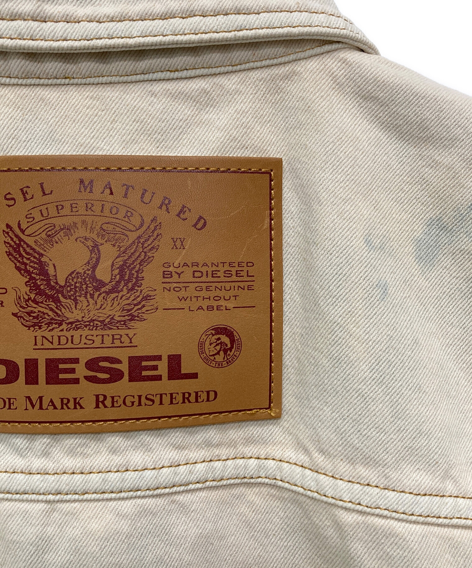 中古・古着通販】DIESEL (ディーゼル) ブリーチデニムジャケット