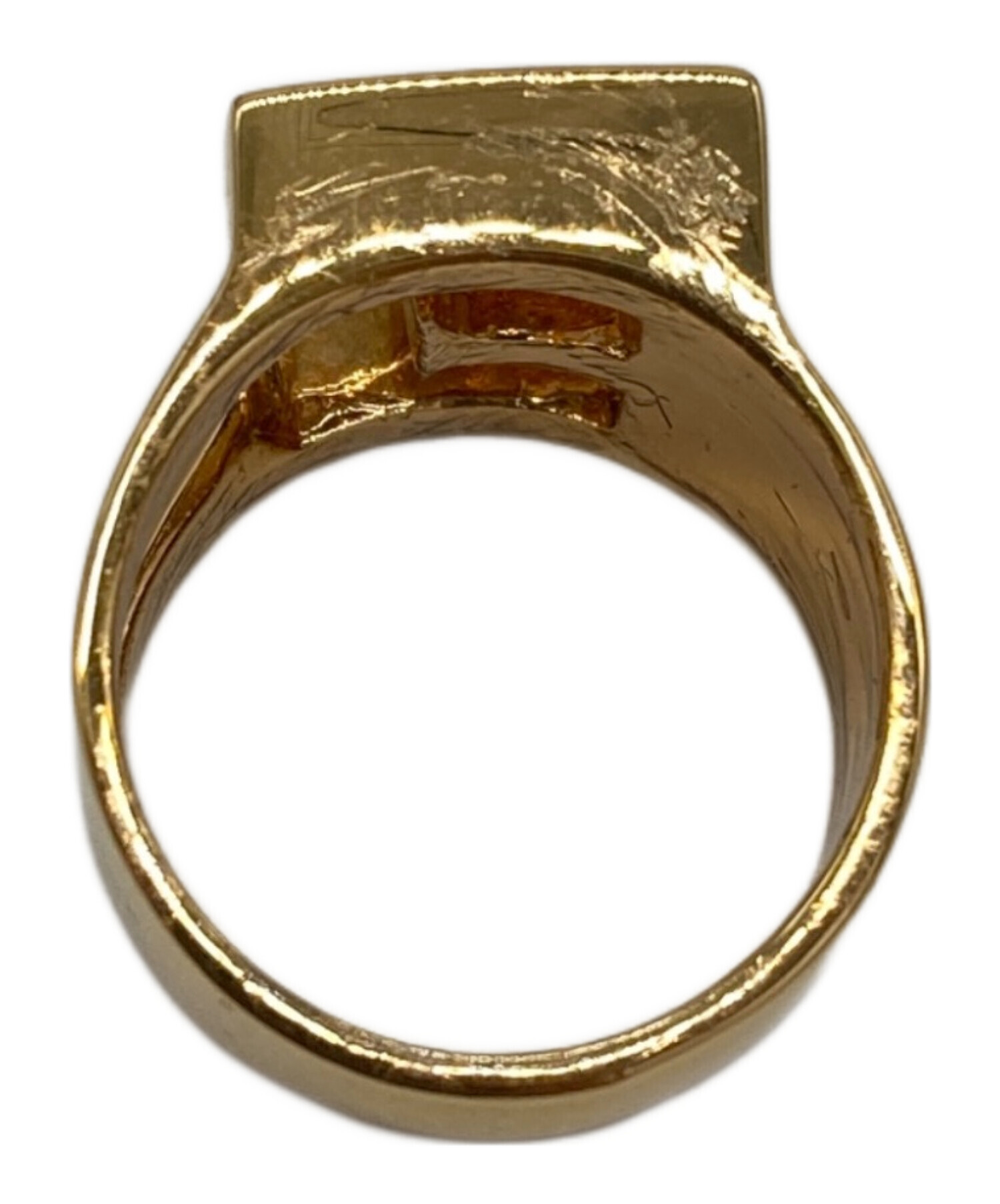 中古・古着通販】Chloe (クロエ) イニシャルリング ゴールド サイズ:13 