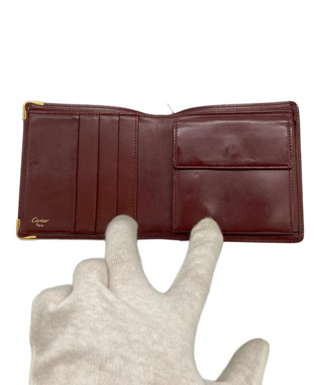 中古・古着通販】Cartier (カルティエ) 2つ折りコンパクトウォレット