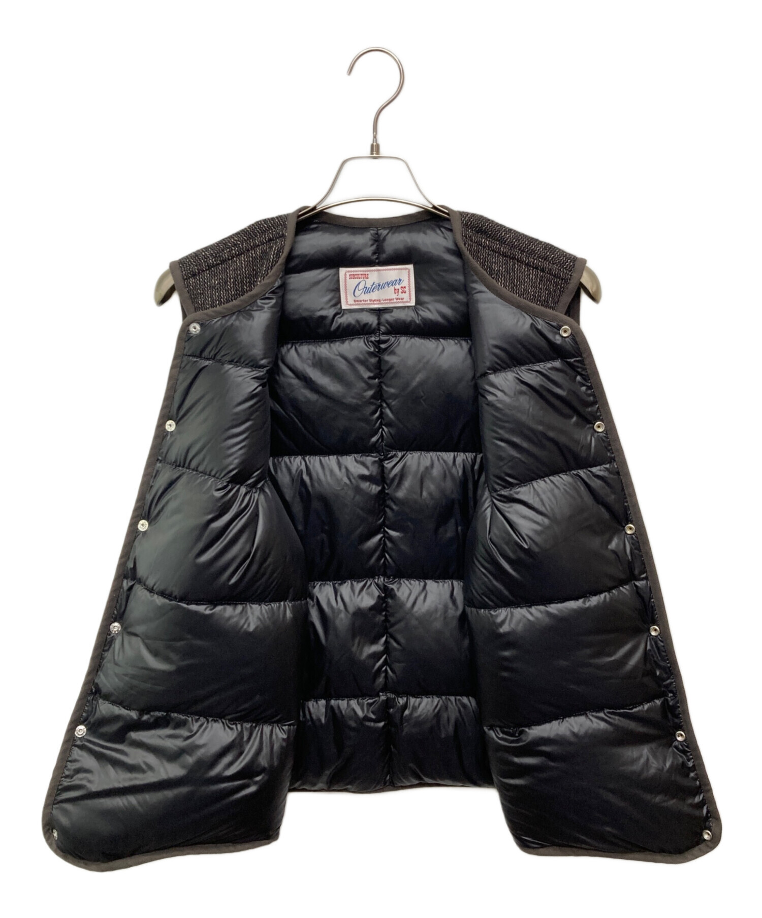 SC SubCulture DOWN VEST サブカルチャー　ダウンベスト　3 中古・古着通販】Subculture (サブカルチャー) BEACH CLOTH DOWN VEST
