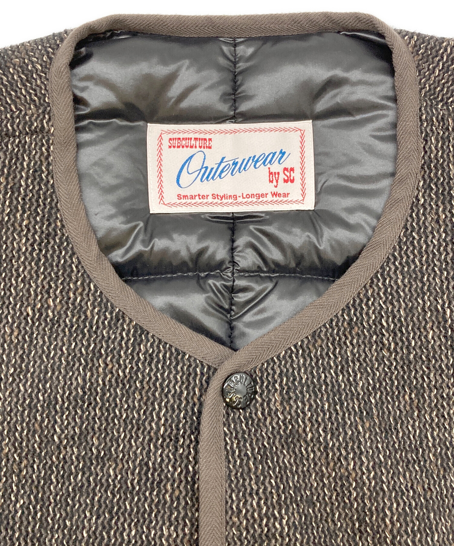 中古・古着通販】Subculture (サブカルチャー) BEACH CLOTH DOWN VEST