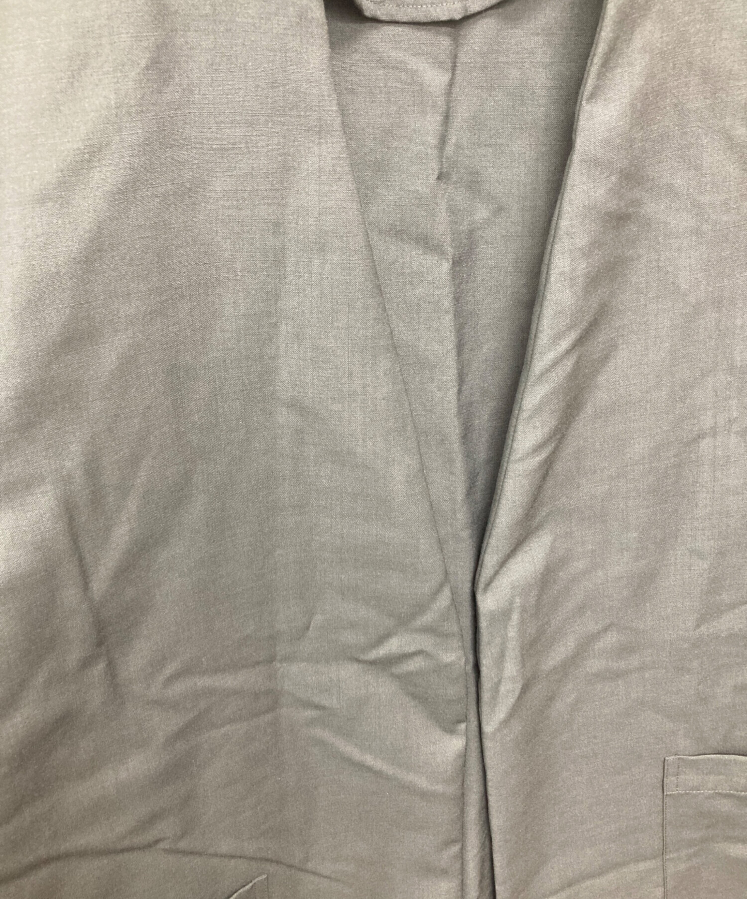 中古・古着通販】MARKA (マーカ) LAPELLESS SHIRT JACKET グリーン