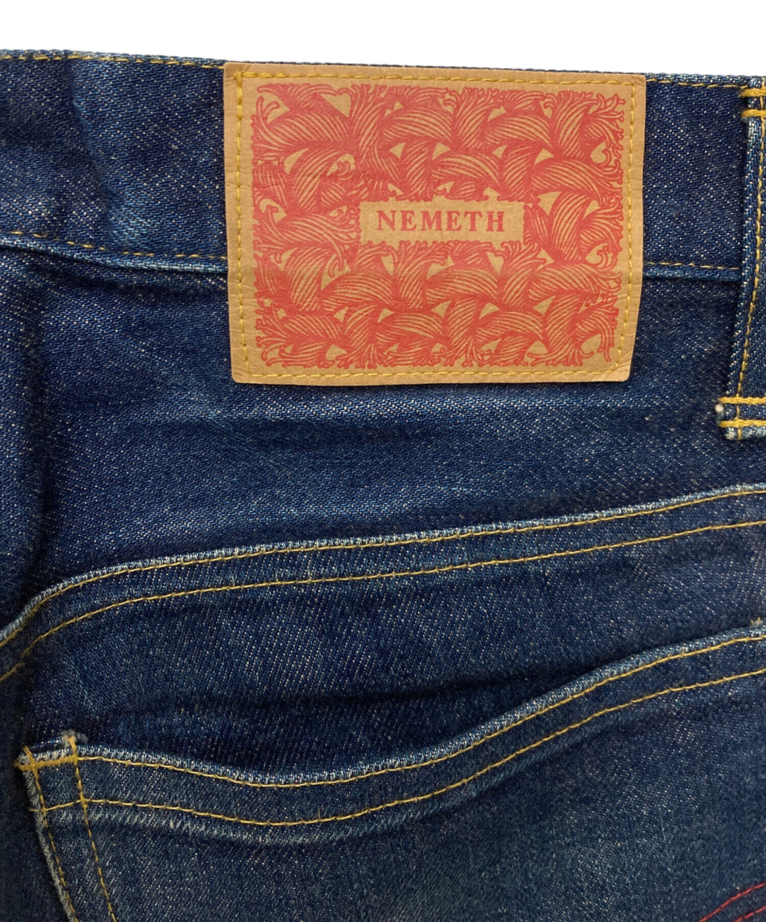 中古・古着通販】Nemeth (ネメス) 立体裁断デニムパンツ インディゴ