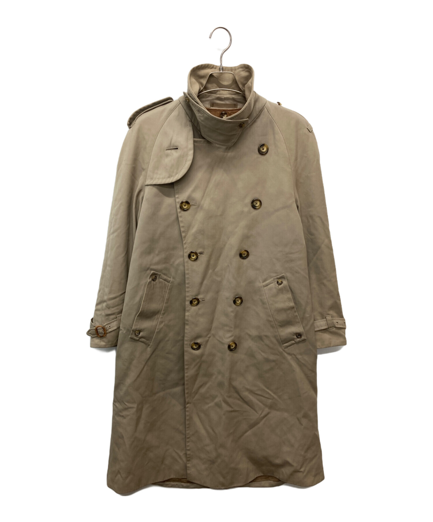 中古アクアスキュータムメンズトレンチコートベージュ38サイズ（Lサイズ相当） 中古・古着通販】Aquascutum (アクアスキュータム) ウールギャバ