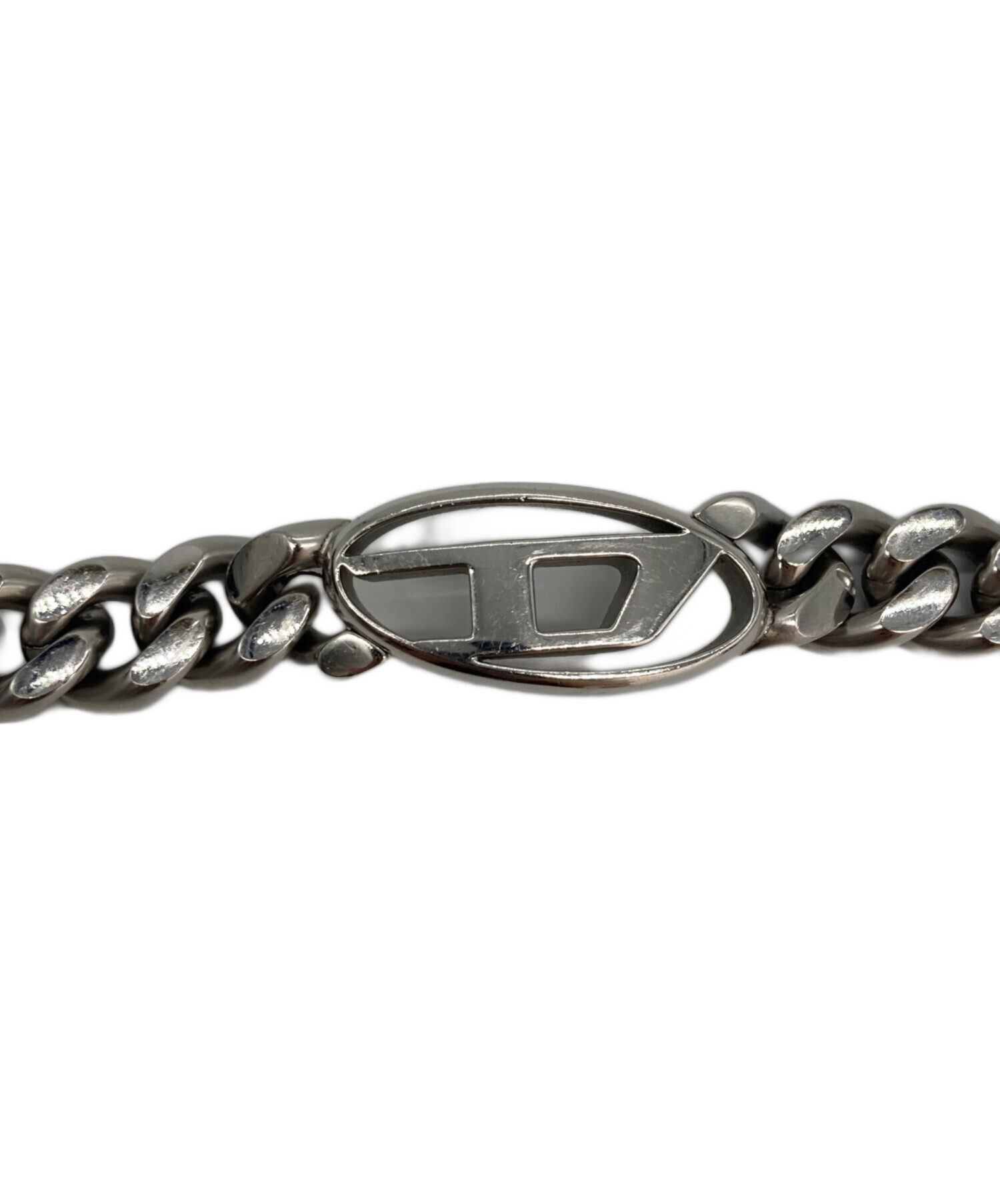 中古・古着通販】DIESEL (ディーゼル) Dロゴブレスレット シルバー