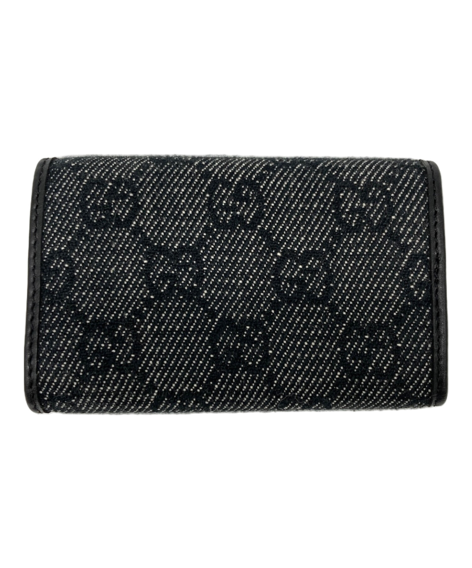 中古・古着通販】GUCCI (グッチ) GGキャンバスキーケース ブラック
