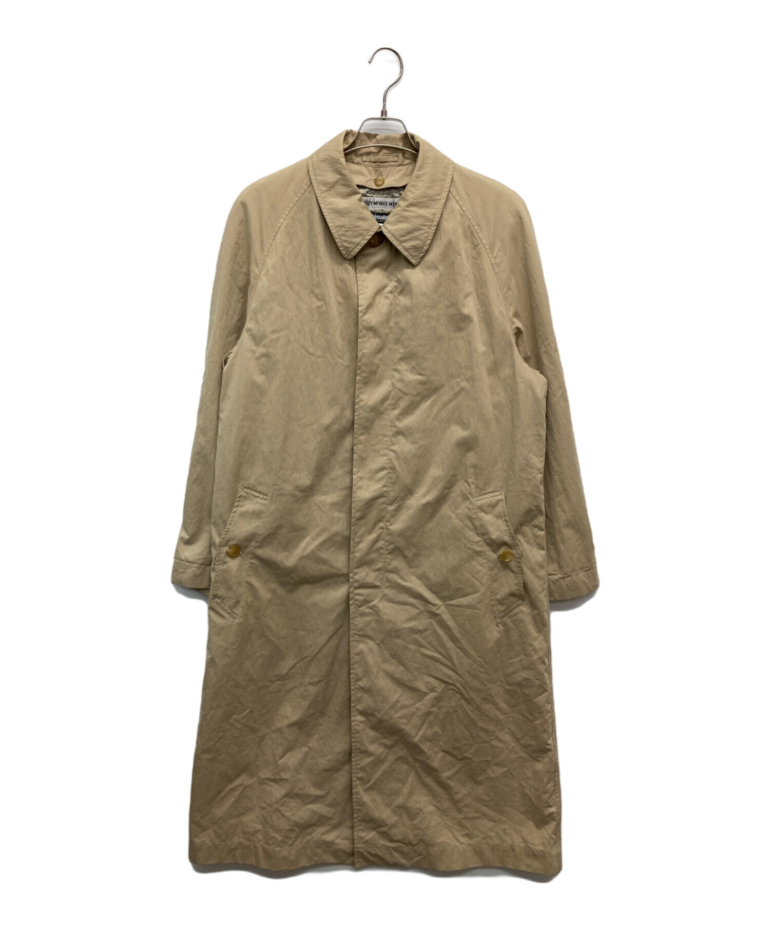 issey miyake ヴィンテージ コットンコート 80s 90s メンズM 中古・古着通販】ISSEY MIYAKE MEN (イッセイミヤケメン) ライナー付