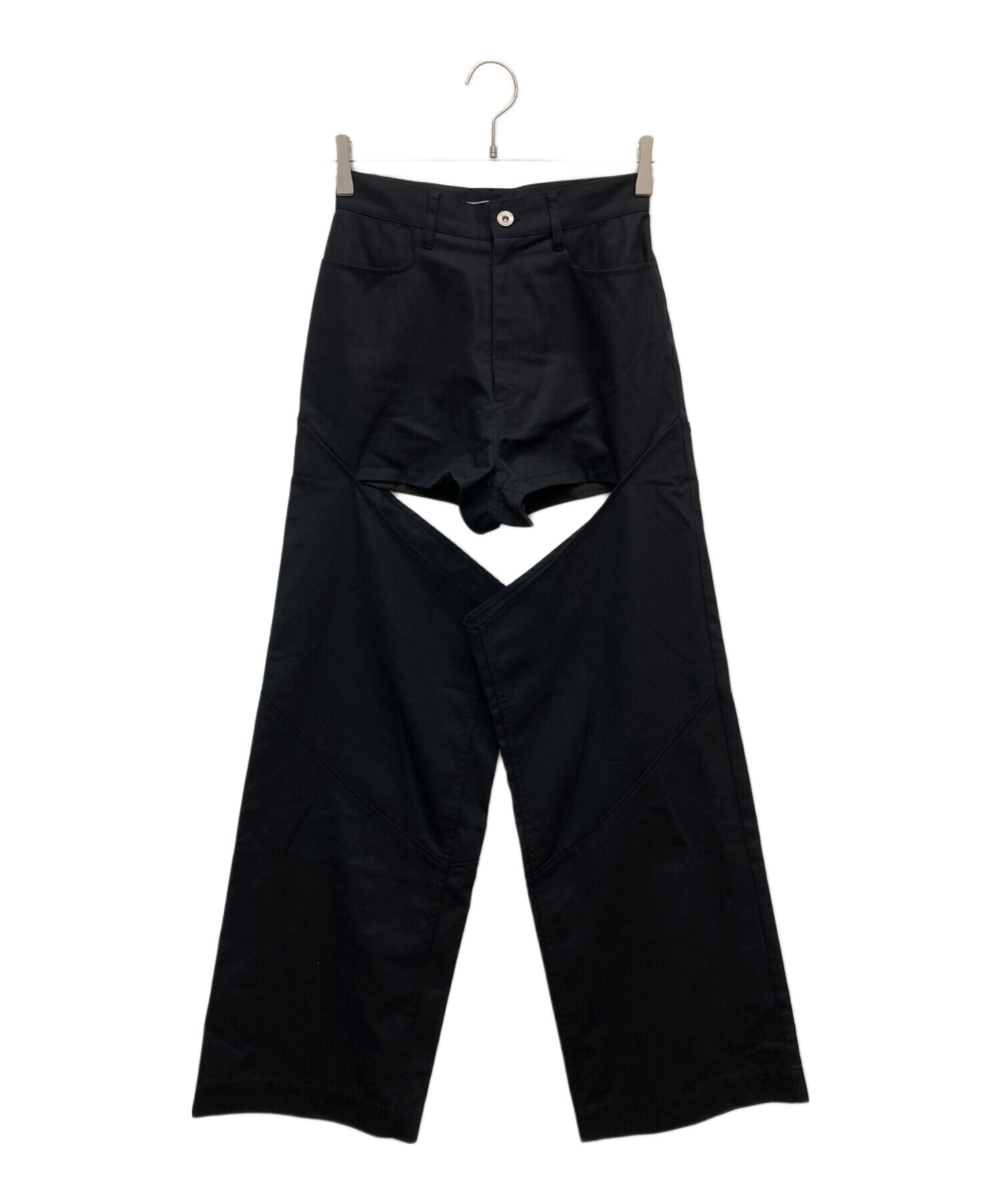 パンツ JOSE MOON SLIM FRALE PANTS 中古・古着通販】JOSE MOON (ジョゼムーン) SLIM FRALE PANTS ブラック