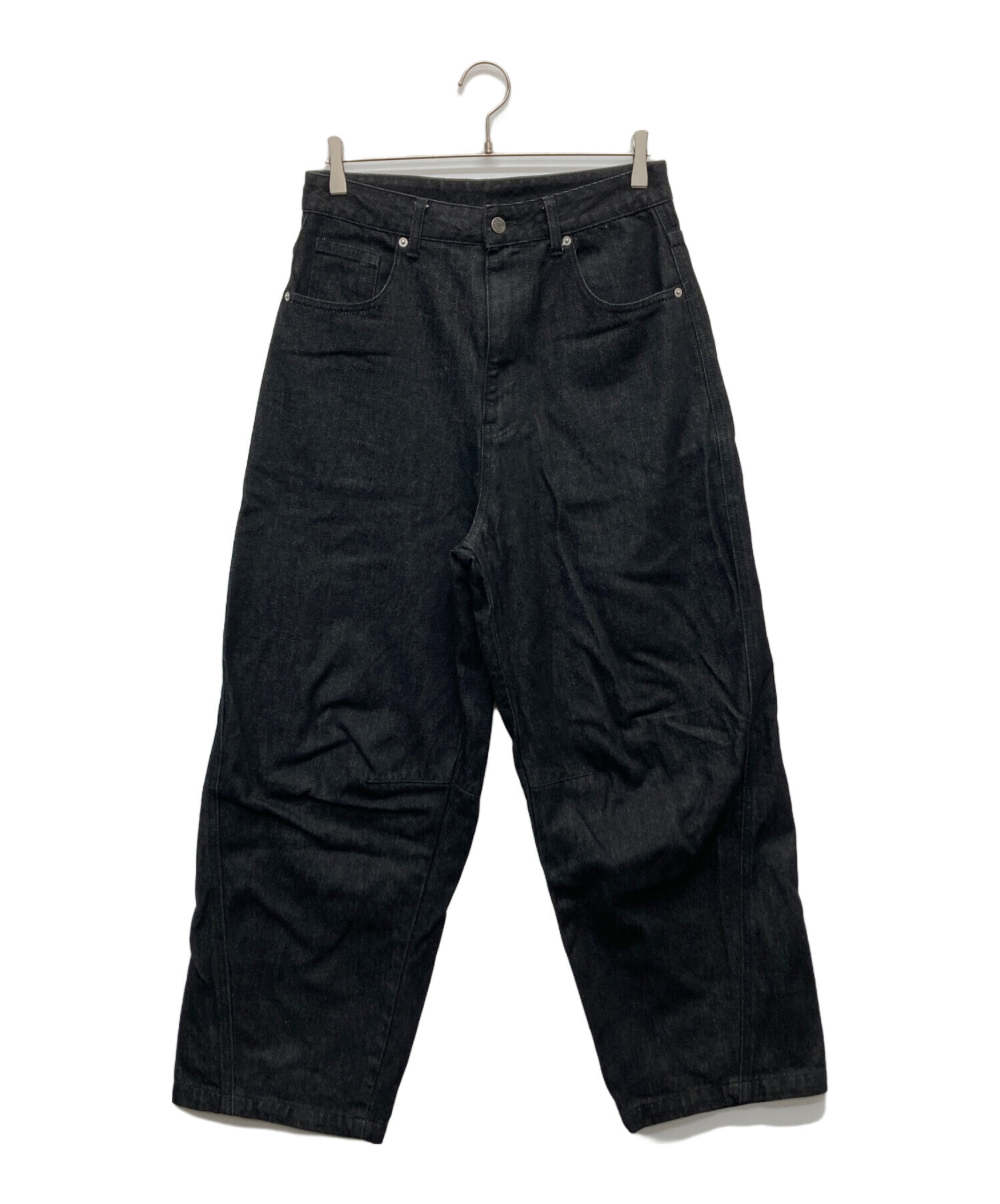 NOREMID デニムパンツ ブラック バギーパンツ ストリート　ほぼ新品 中古・古着通販】Noremid (ノーリミッド) バギージーンズ ブラック
