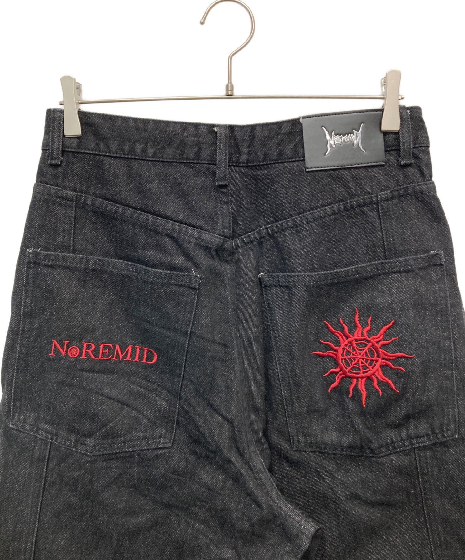 中古・古着通販】Noremid (ノーリミッド) バギージーンズ ブラック