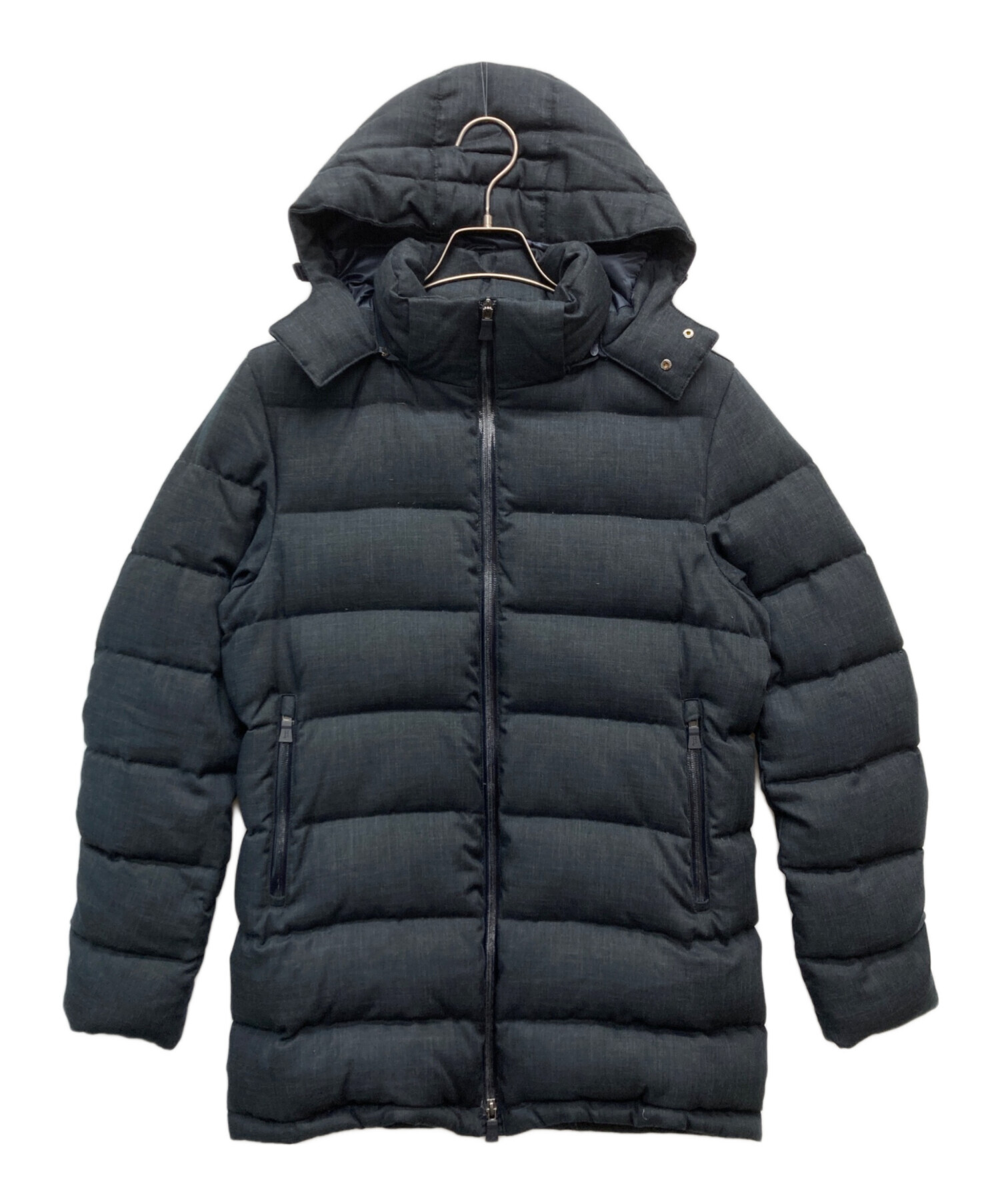 HERNO Laminar ウォータープルーフフーディーコート 46 中古・古着通販】HERNO (ヘルノ) Laminarダウンフーディーコート