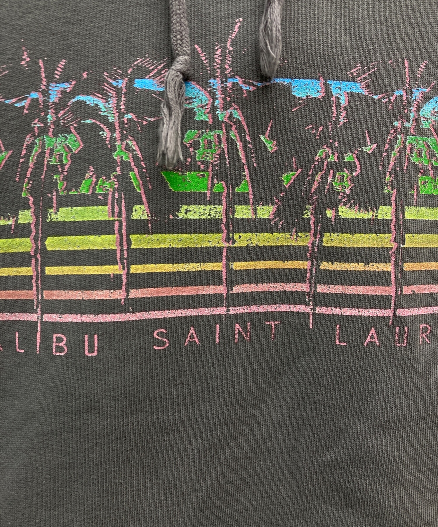 SAINT LAURENT PARIS♦フランス製 パームツリー Tシャツ XL 中古・古着通販】Saint Laurent Paris (サンローランパリ) MALIBU