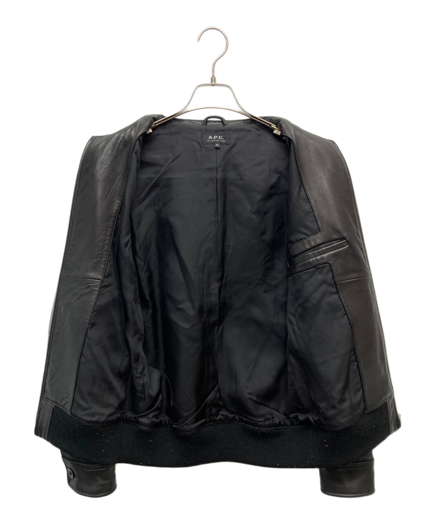 中古・古着通販】A.P.C. (アーペーセー) MOTO BLOUSON ブラック サイズ