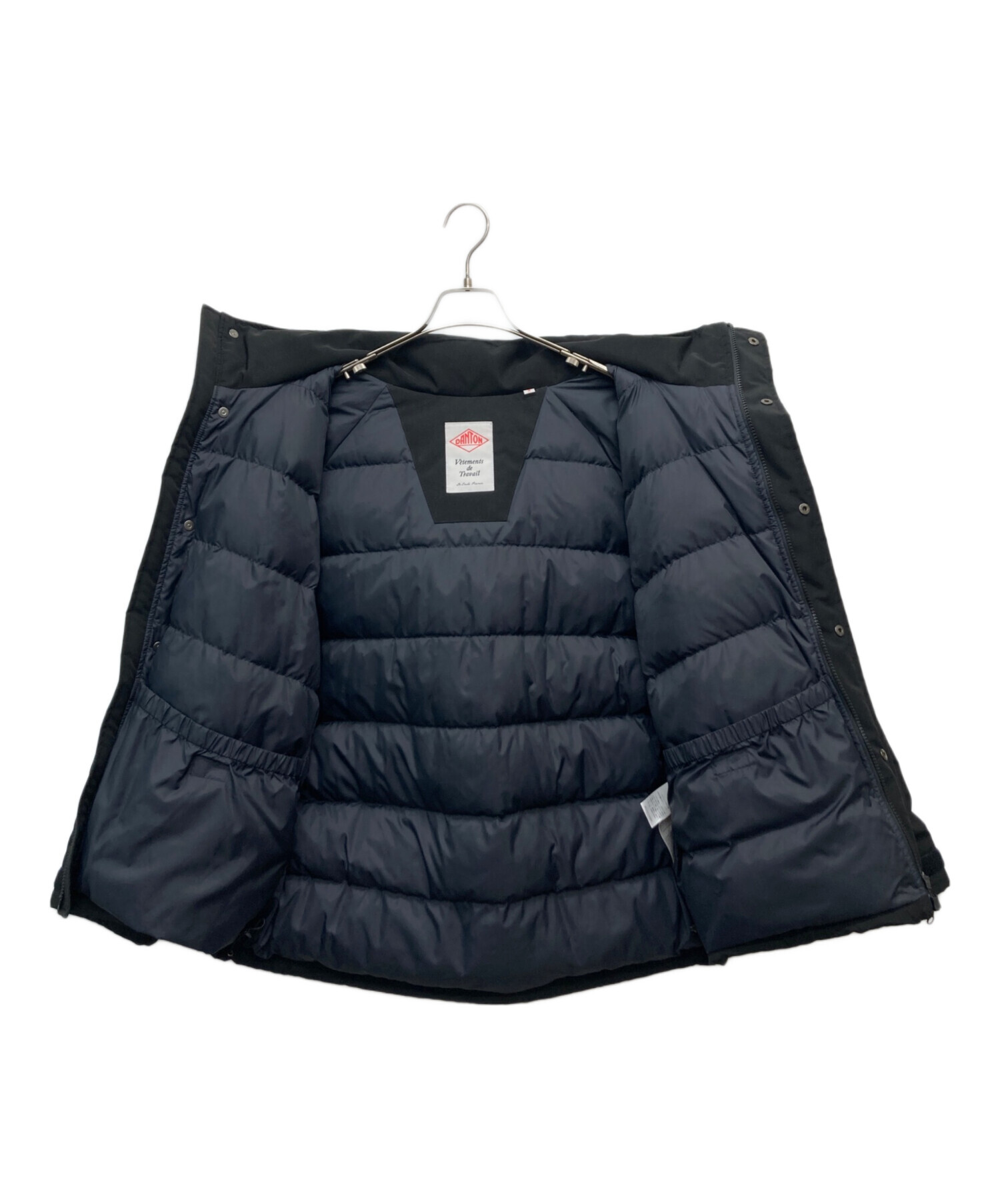 中古・古着通販】DANTON (ダントン) Down Army Hood Jacket ブラック