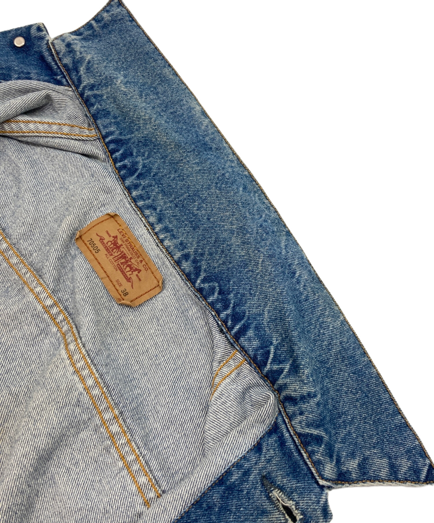 中古・古着通販】LEVI'S (リーバイス) 3rdデニムジャケット ブルー