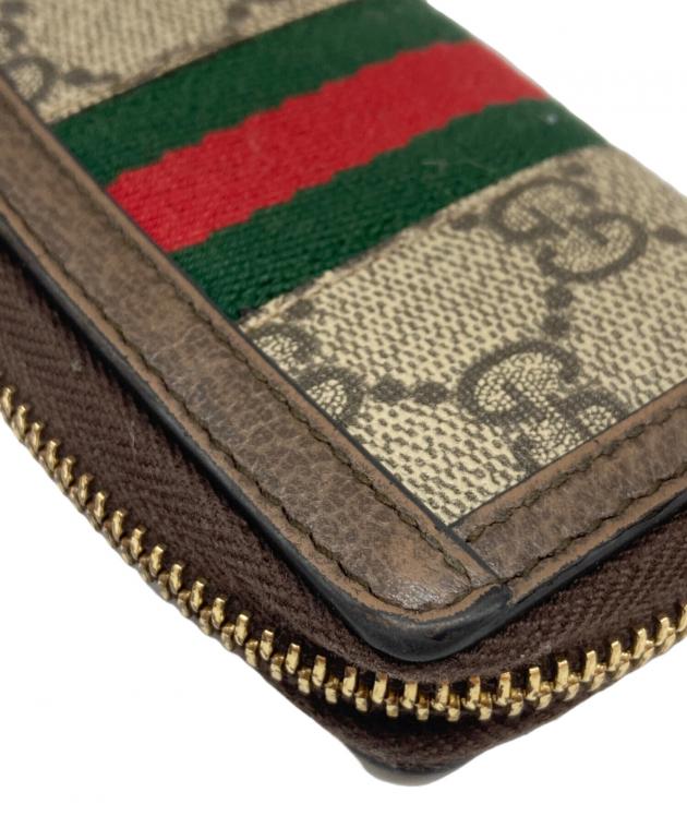 中古・古着通販】GUCCI (グッチ) シェリーラインGGキャンバスPVCキー