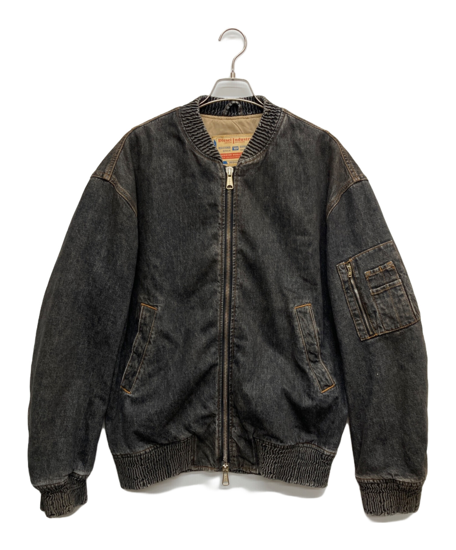 ディーゼルDIESEL MA-1タイプ　フライトジャケット　SizeS 中古・古着通販】DIESEL (ディーゼル) D-WELTIK デニムMA-1 フライト