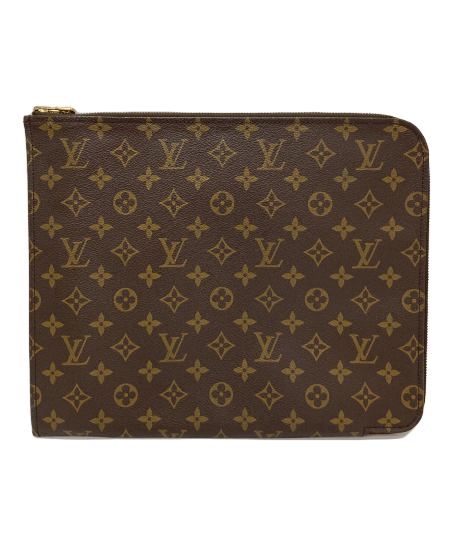 LOUIS VUITTON モノグラム クラッチバッグ 中古・古着通販】LOUIS VUITTON (ルイ ヴィトン) ポッシュ・ドキュマン