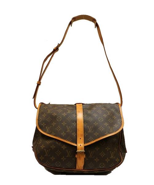 中古・古着通販】LOUIS VUITTON (ルイヴィトン) ソミュール35 ブラウン