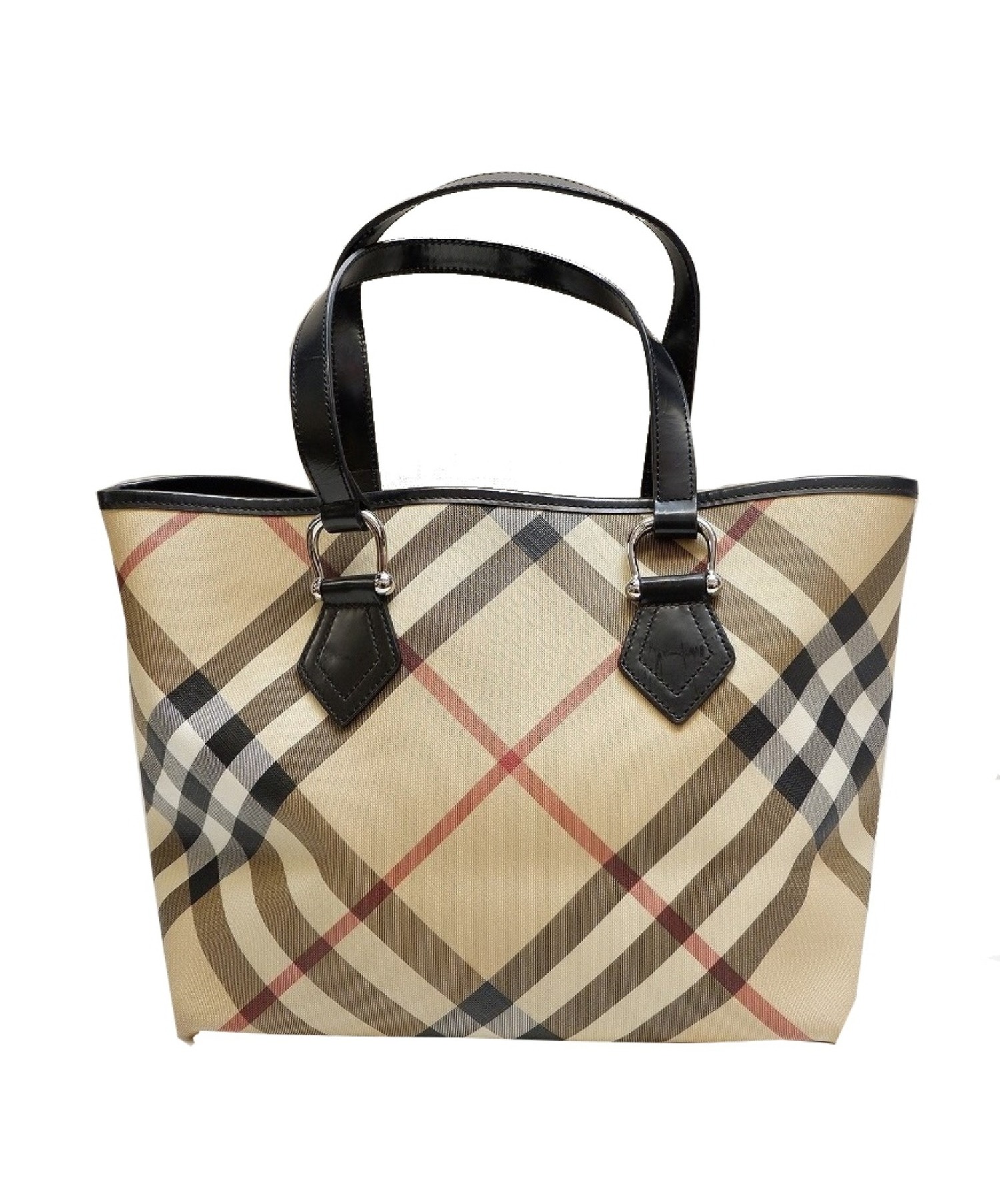 中古・古着通販】BURBERRY (バーバリー) ノバチェックトートバッグ