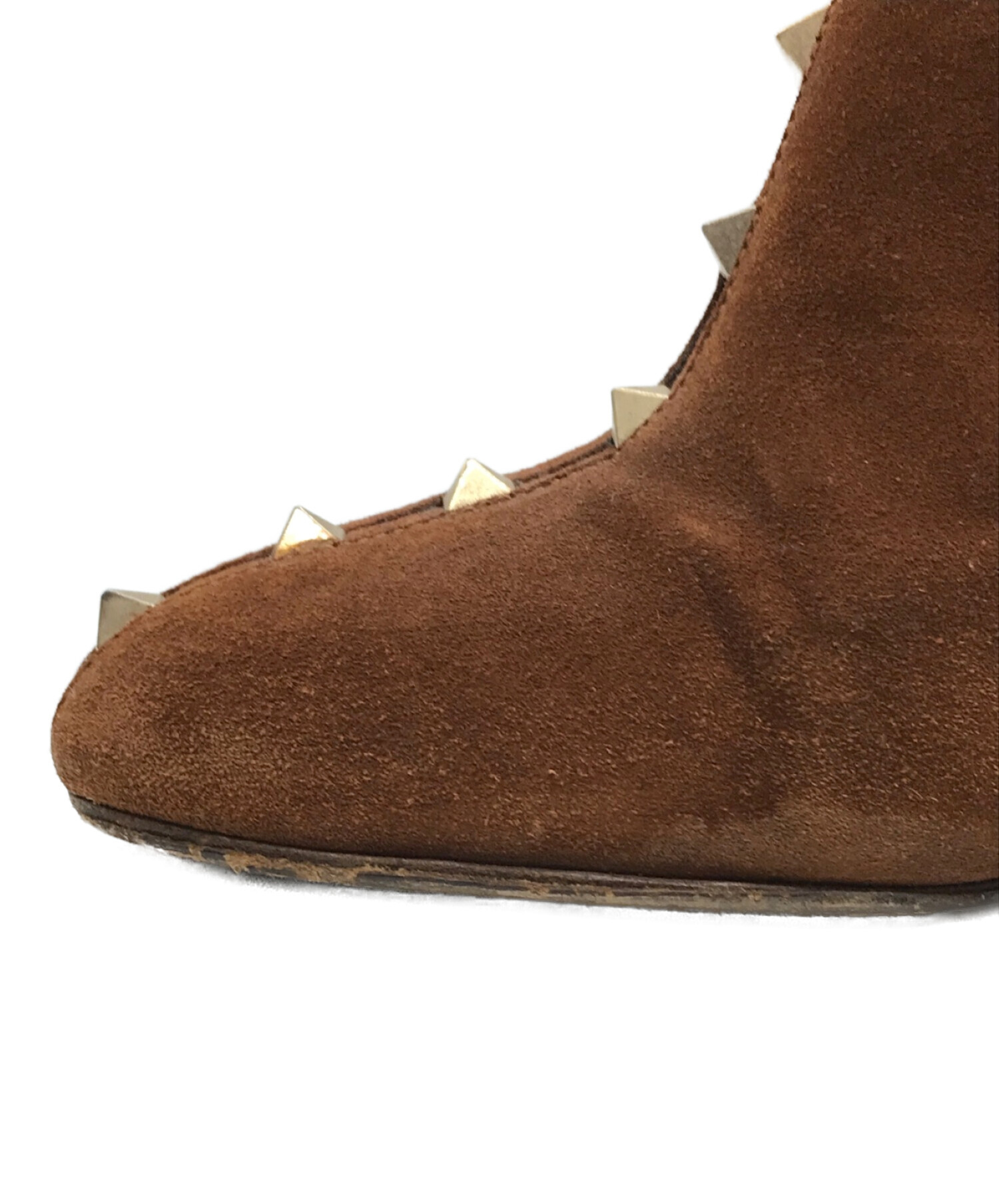 ヴァレンティノロックスタッズロングブーツ36