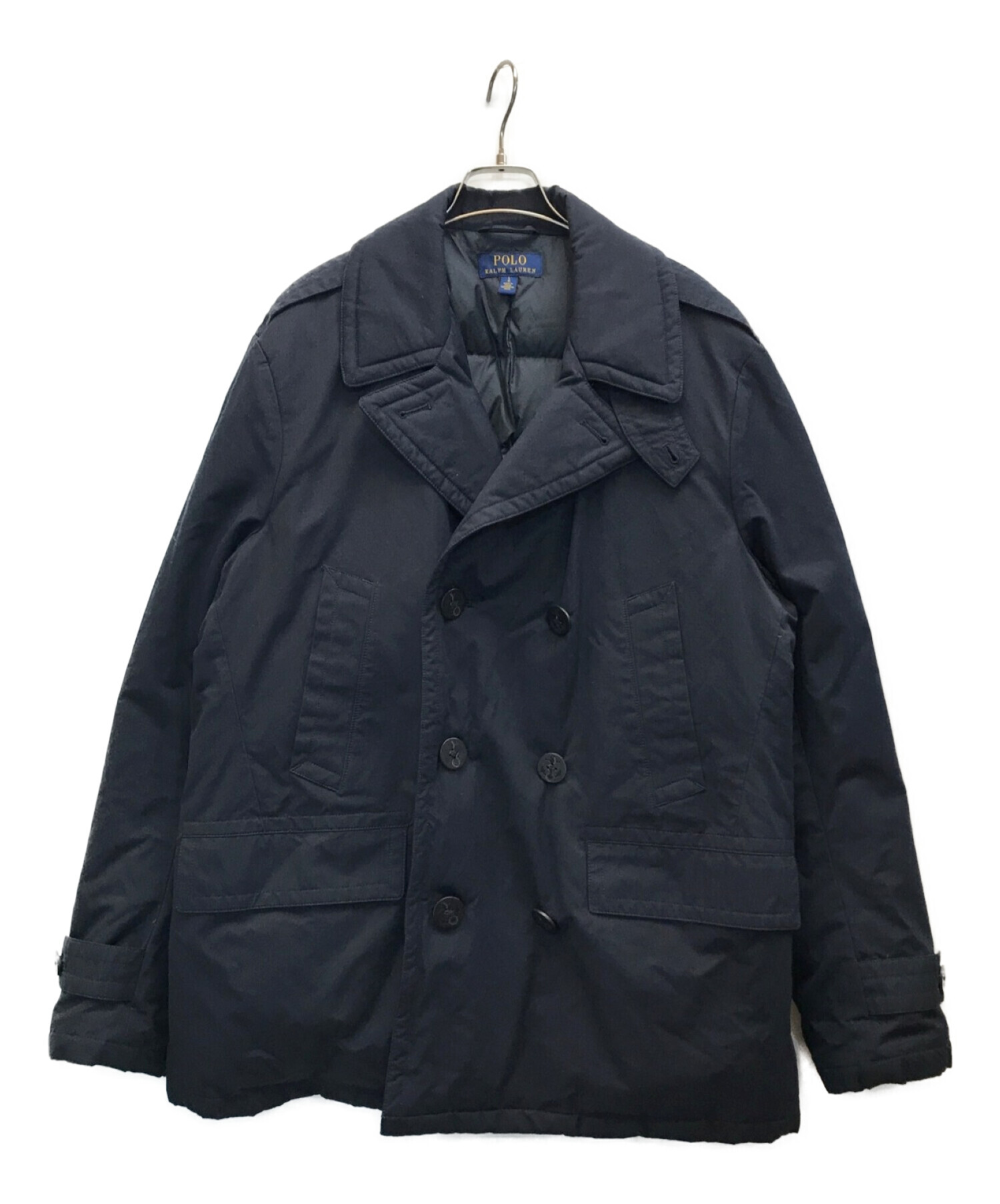 ラルフローレンRalph Lauren ダウンピーコートネイビー