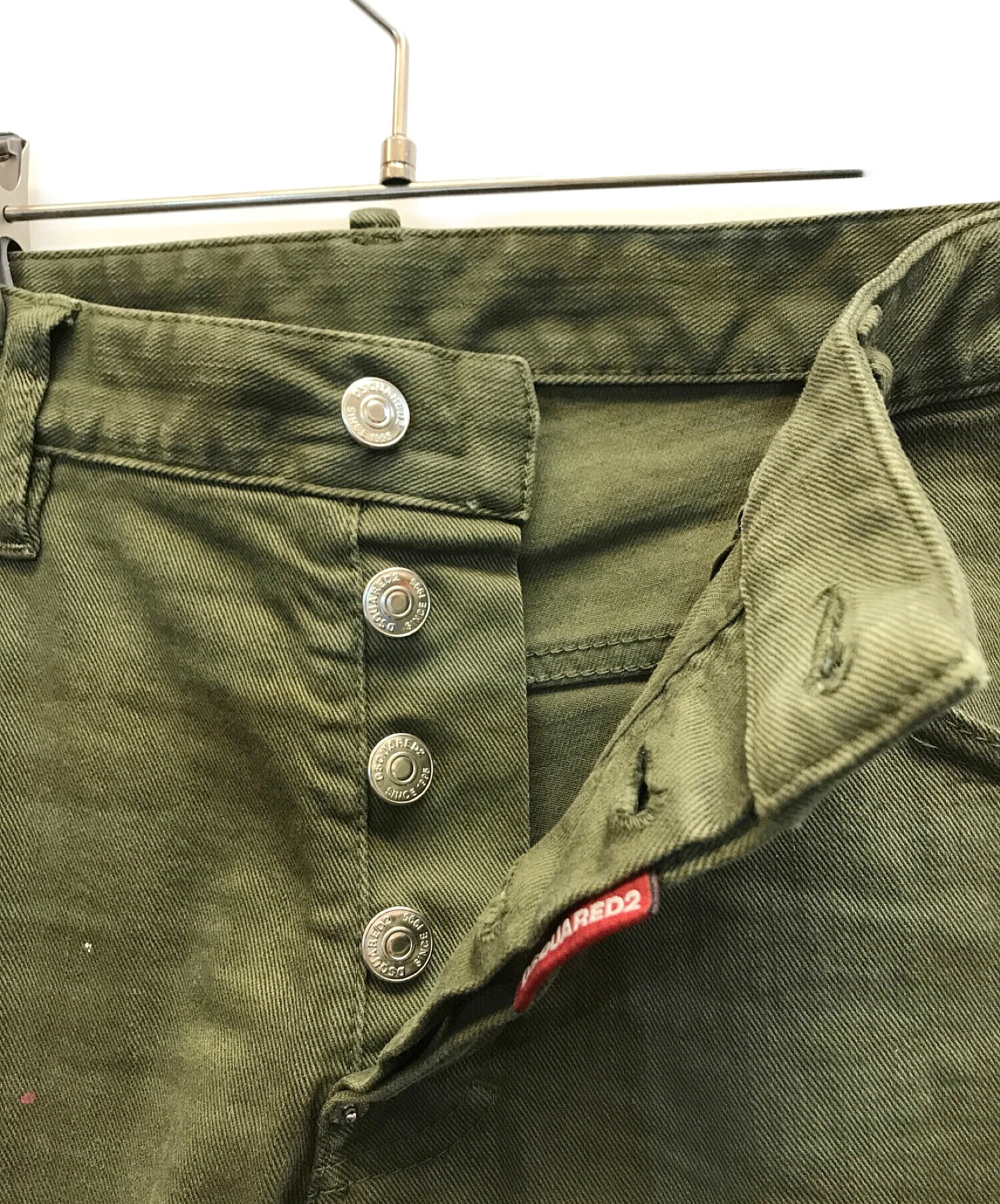 新品！【DSQUARED2】ディースクエアード・2019‘FWプレ/ TIDY BIKER JEAN　サイズ４８ ディースクエアード Dsquared2 小窓リペア加工 デニム ジーンズ 46