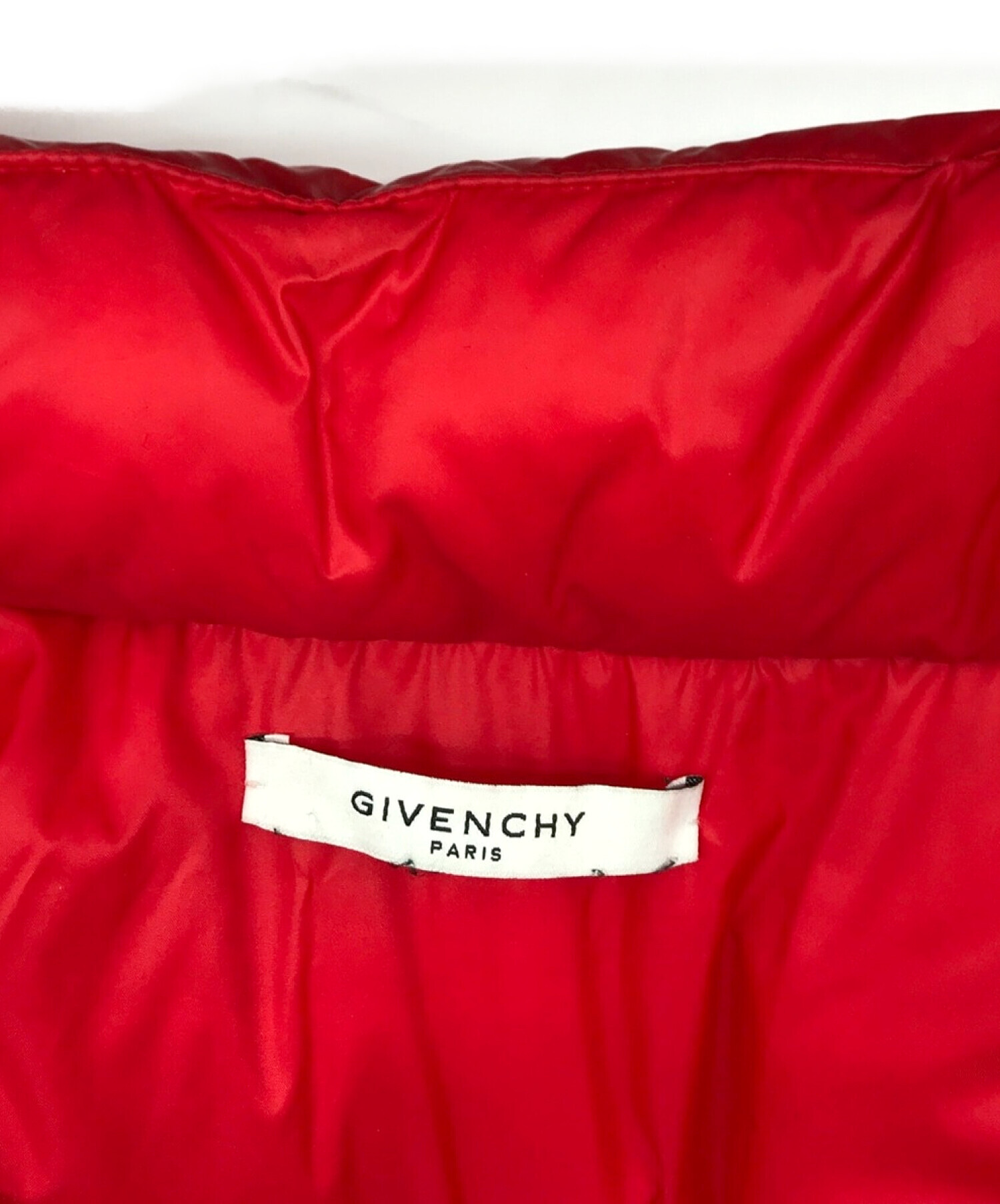 中古・古着通販】GIVENCHY (ジバンシィ) 中綿ジャケット レッド サイズ 
