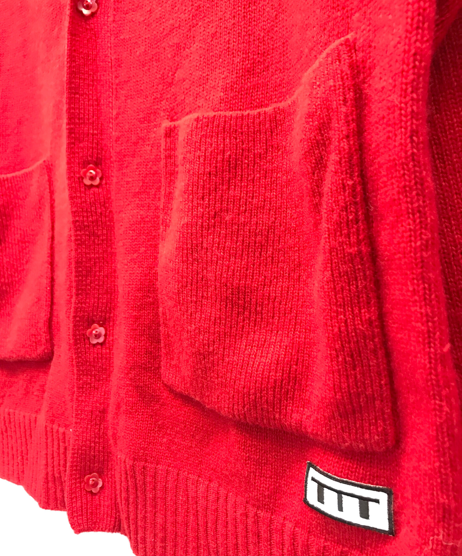 中古・古着通販】TTT MSW (ティー) standard cardigan レッド サイズ:M