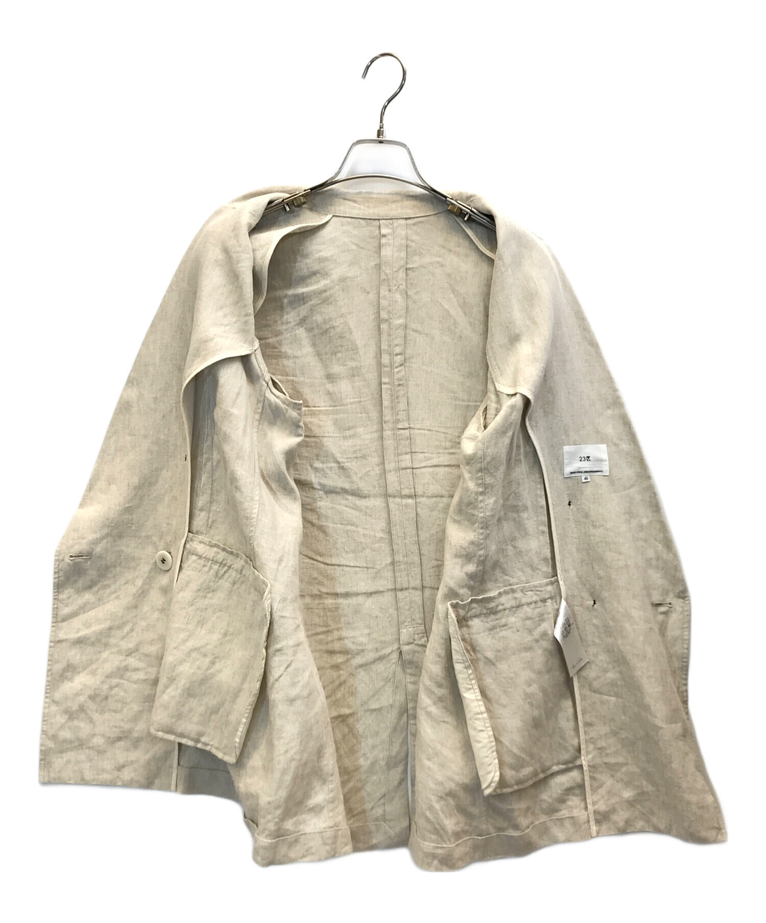 中古・古着通販】23区 (ニジュウサンク) LIBECO THICK ダブル前 