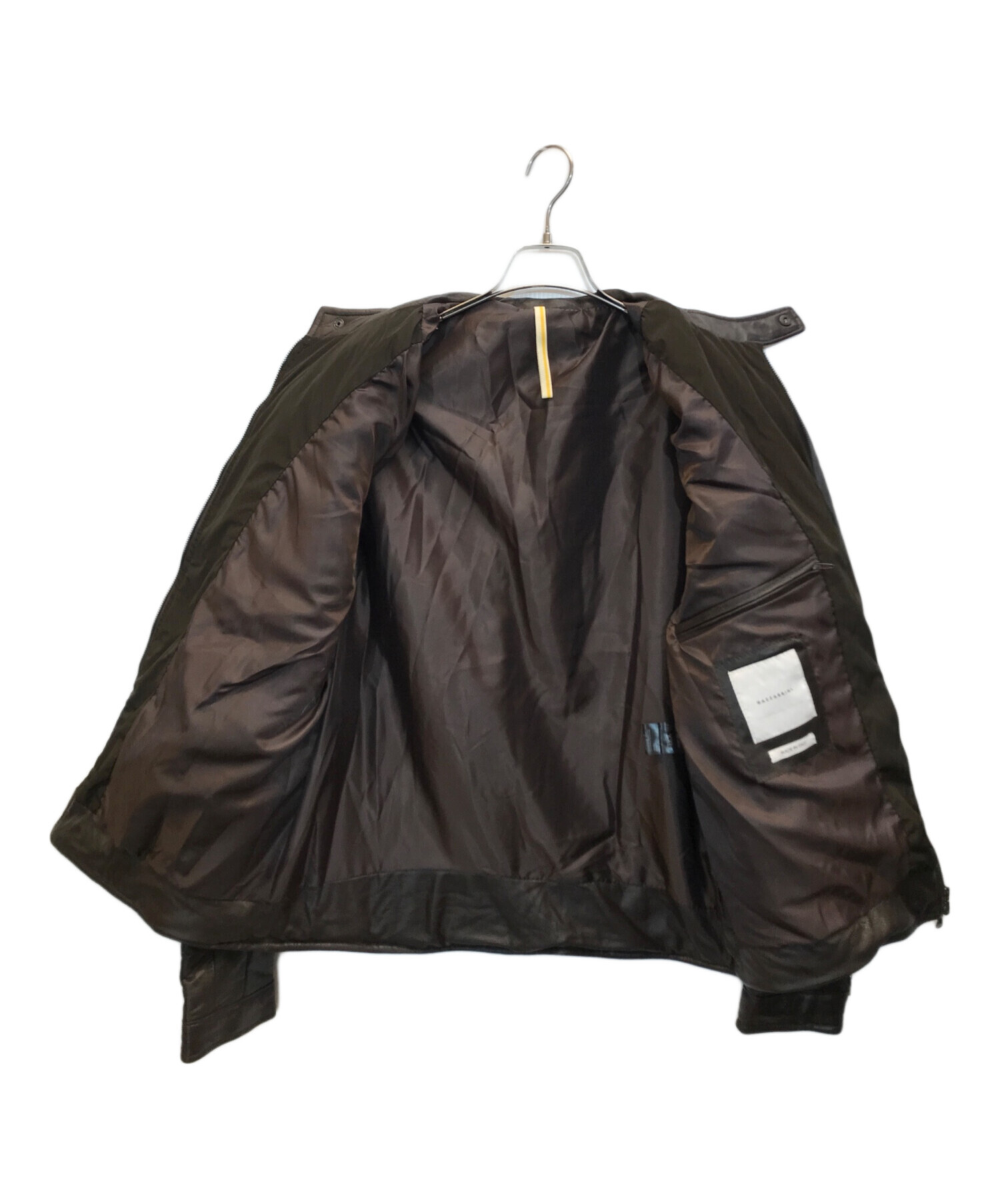 中古・古着通販】GAZZARRINI (ガッザリーニ) パデットコンビレザー 