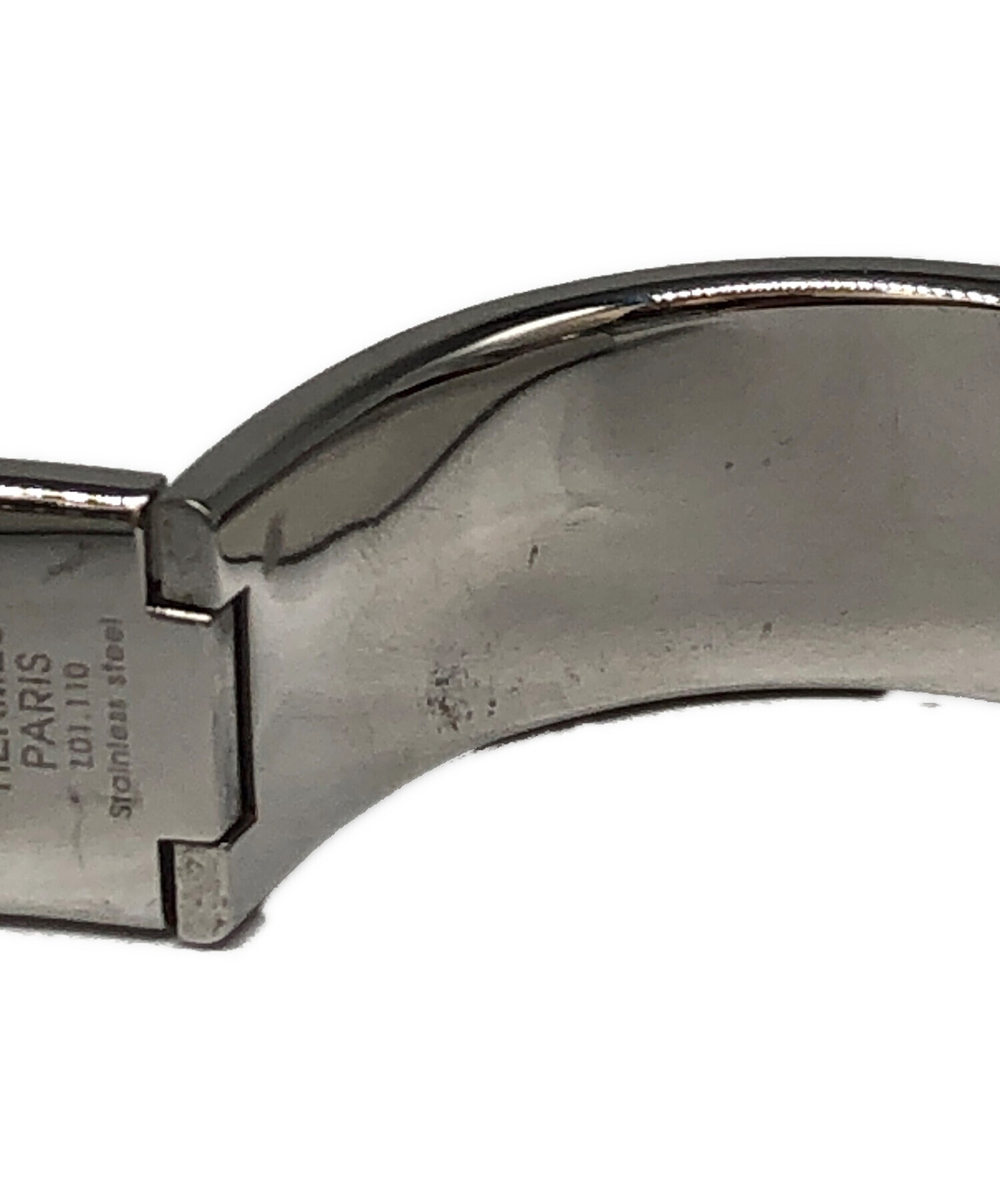 作動確認済　HERMES ロケ　リストウォッチ HERMES エルメス ロケ バングル ウォッチ ゴールド ブラック