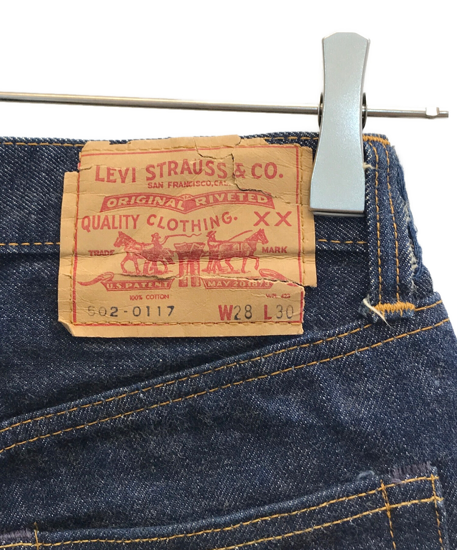中古・古着通販】LEVI'S (リーバイス) 60s 502ビッグE カットオフ