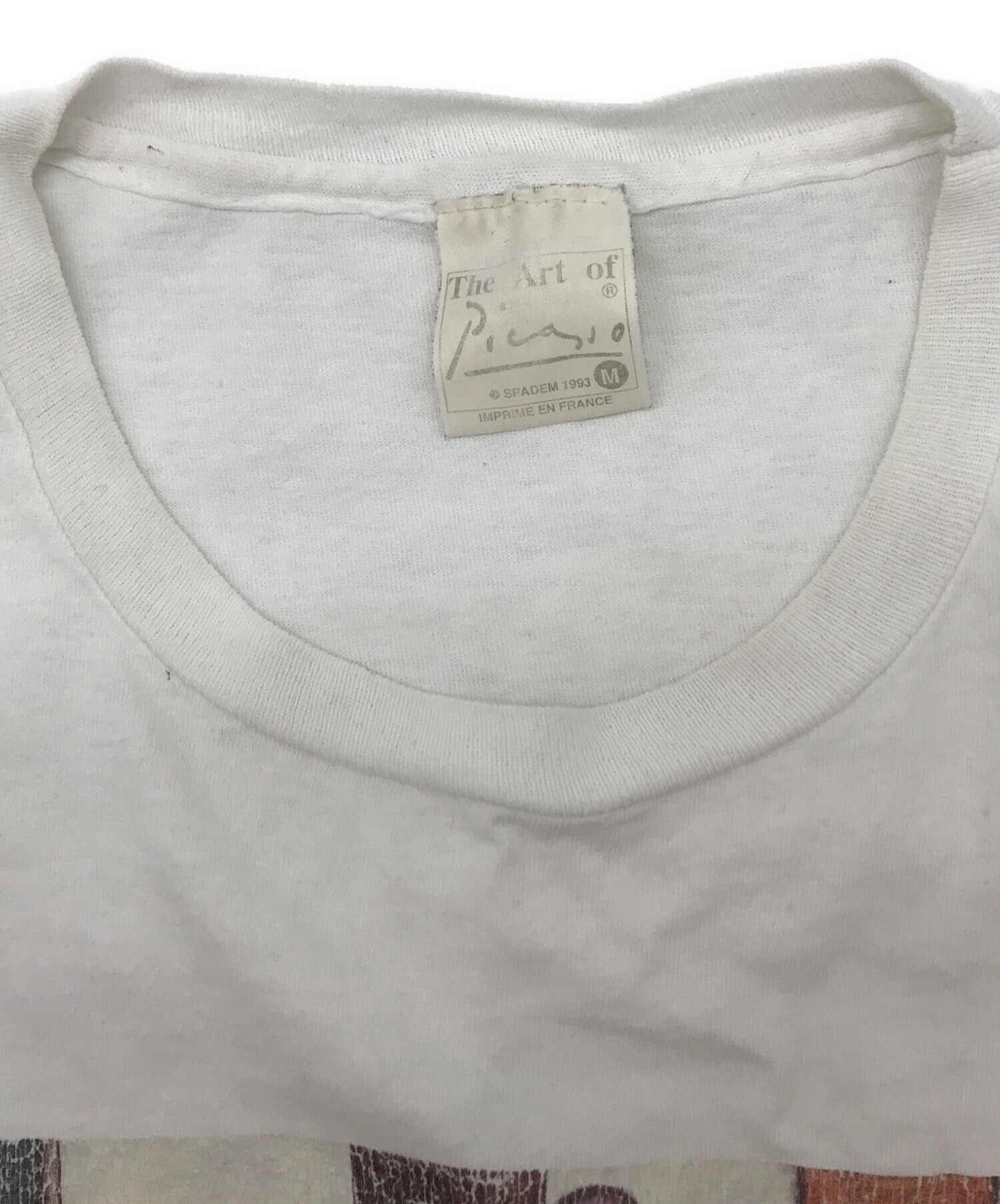 ヴィンテージピカソTシャツ90s 93年コピーライト