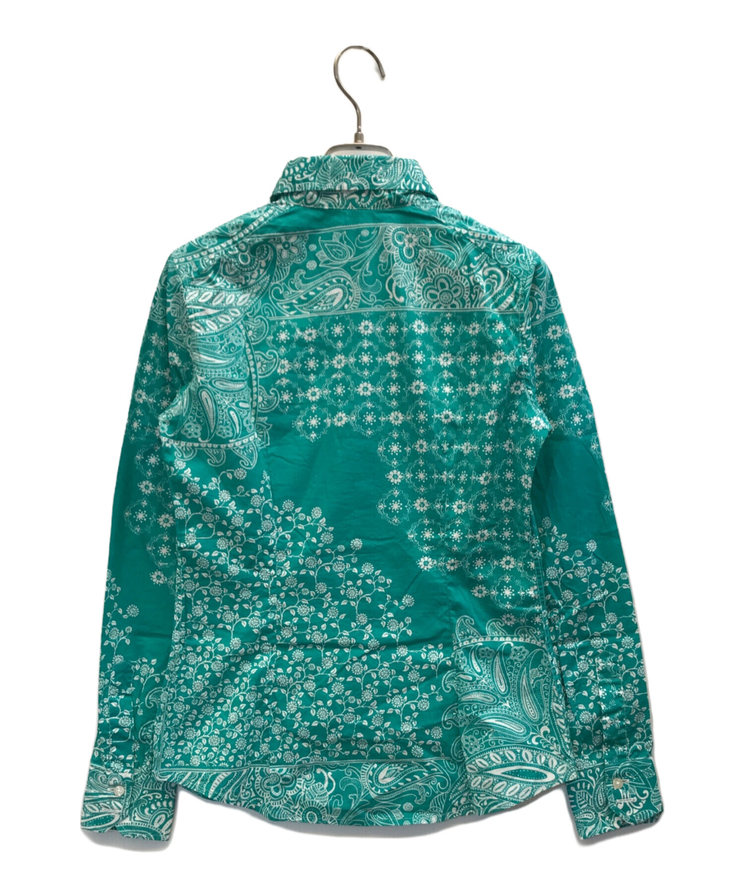 ETRO (エトロ) 綿100％ ペイズリー柄 長袖 エトロ ETRO シャツ