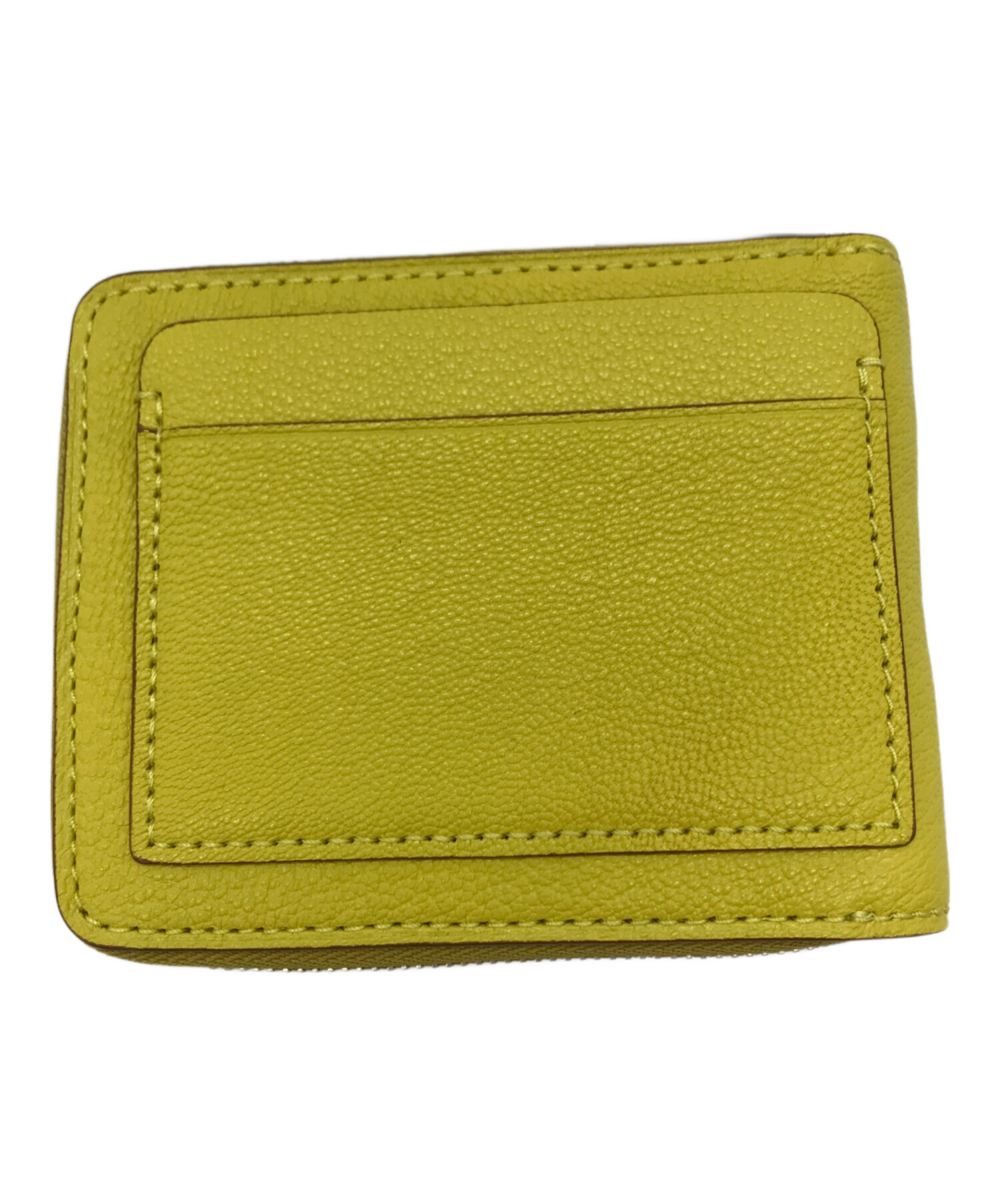 中古・古着通販】ORSETTO (オルセット) CAPRE ミニウォレット イエロー