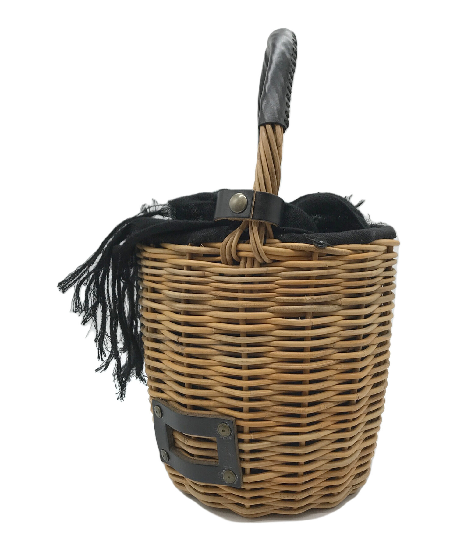 エバゴス ebagos ブライドルバケツM バスケット ミニバーキン BLACK